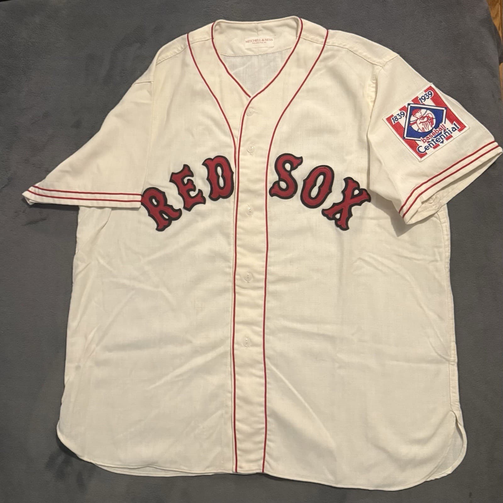 Ted Williams Boston Red Sox Authentic Mitchell & Ness Jersey Size L 1939 Road