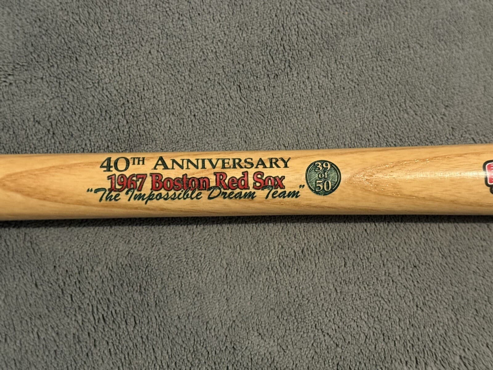 1967 Boston Red Sox Signed Bat Full Sized Cooperstown 25 Autos! Carl Yastrzemski - image 5