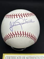 Johan Santana Signed Baseball Elite COA New York Mets Minnesota Twins HOF