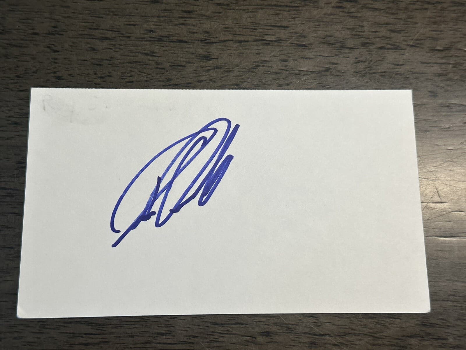 Roy Oswalt Signed Index Card 3x5 20 Game Winner Houston Astros Phillies