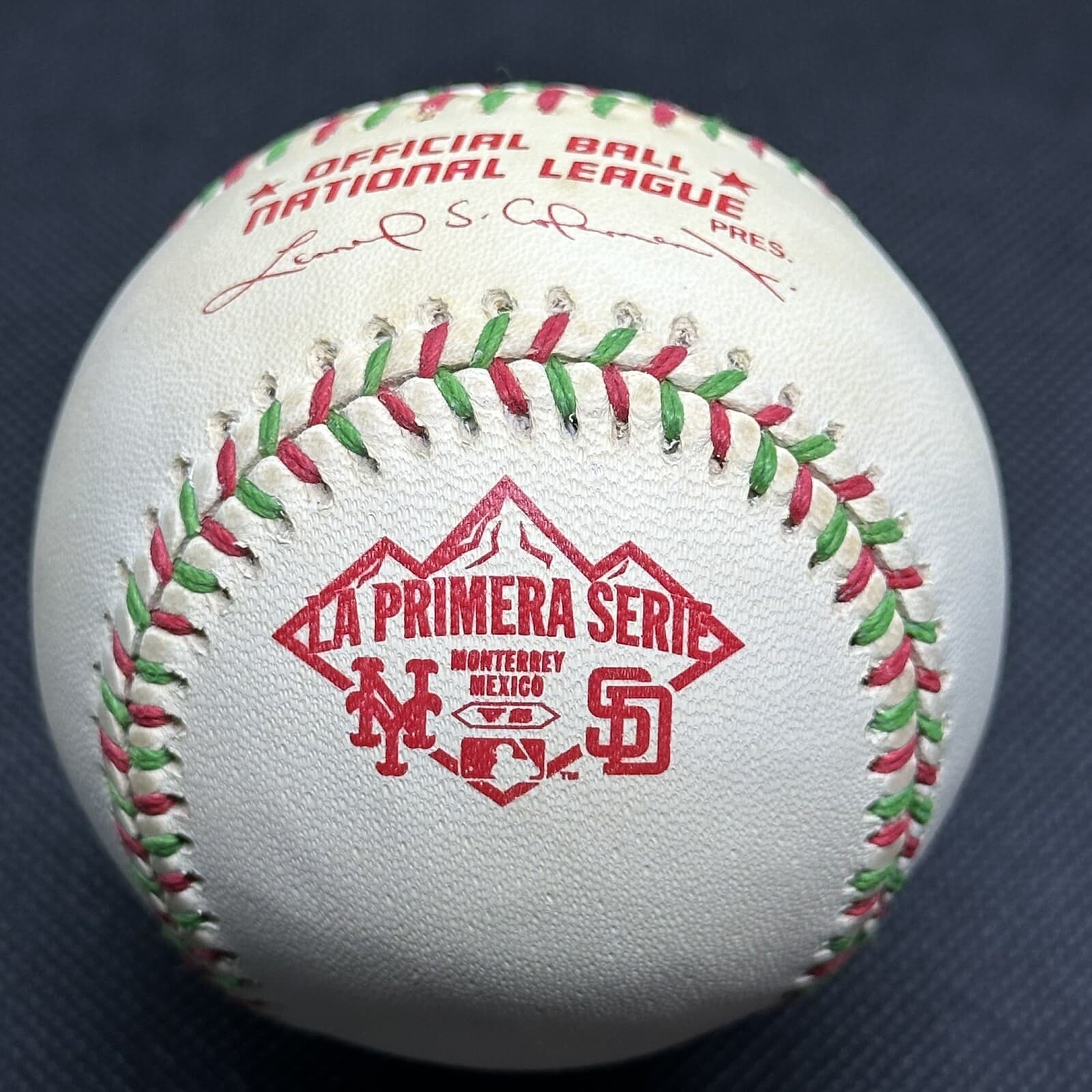 1996 La Primera Series Rawlings Official Logo Baseball Commemorative Mexico Mets