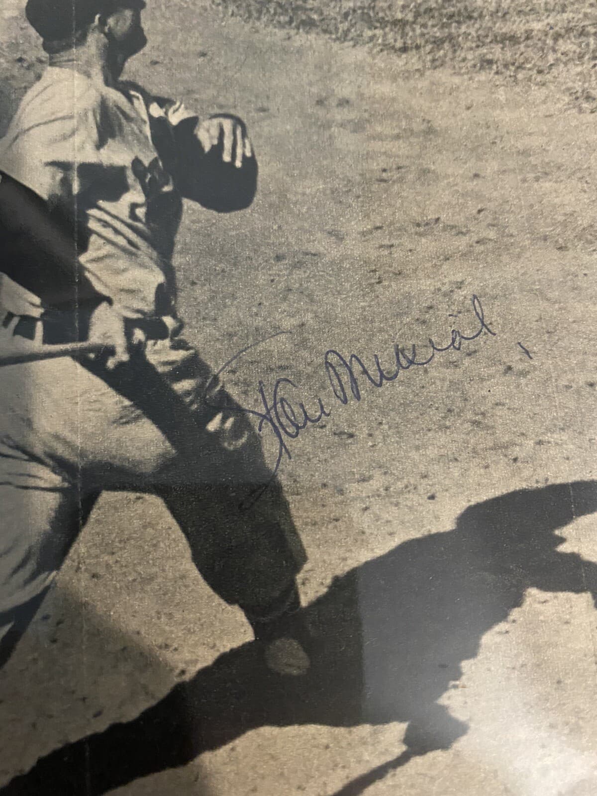 Three Stan Musial Signed Photos Framed Matted Display St Louis Cardinals 18x18 - image 2