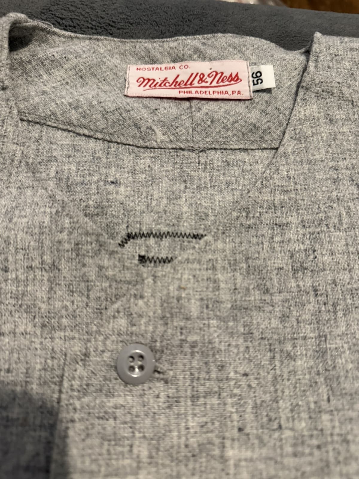 Nellie Fox Chicago White Sox Authentic Mitchell & Ness Jersey Size 56 1960 - image 4