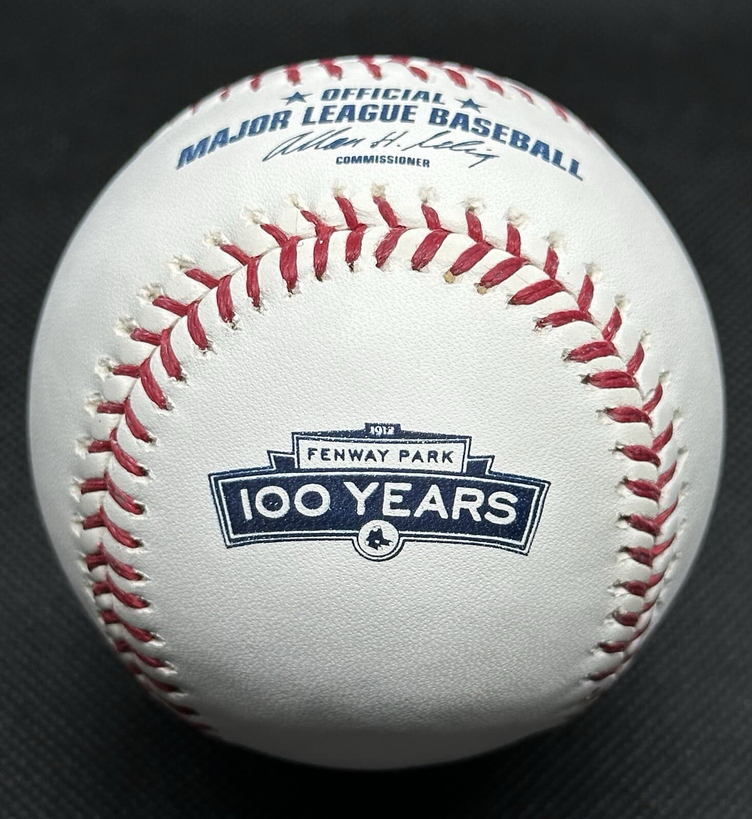2012 Fenway Park 100th Anniversary Rawlings Official Logo Baseball Red Sox