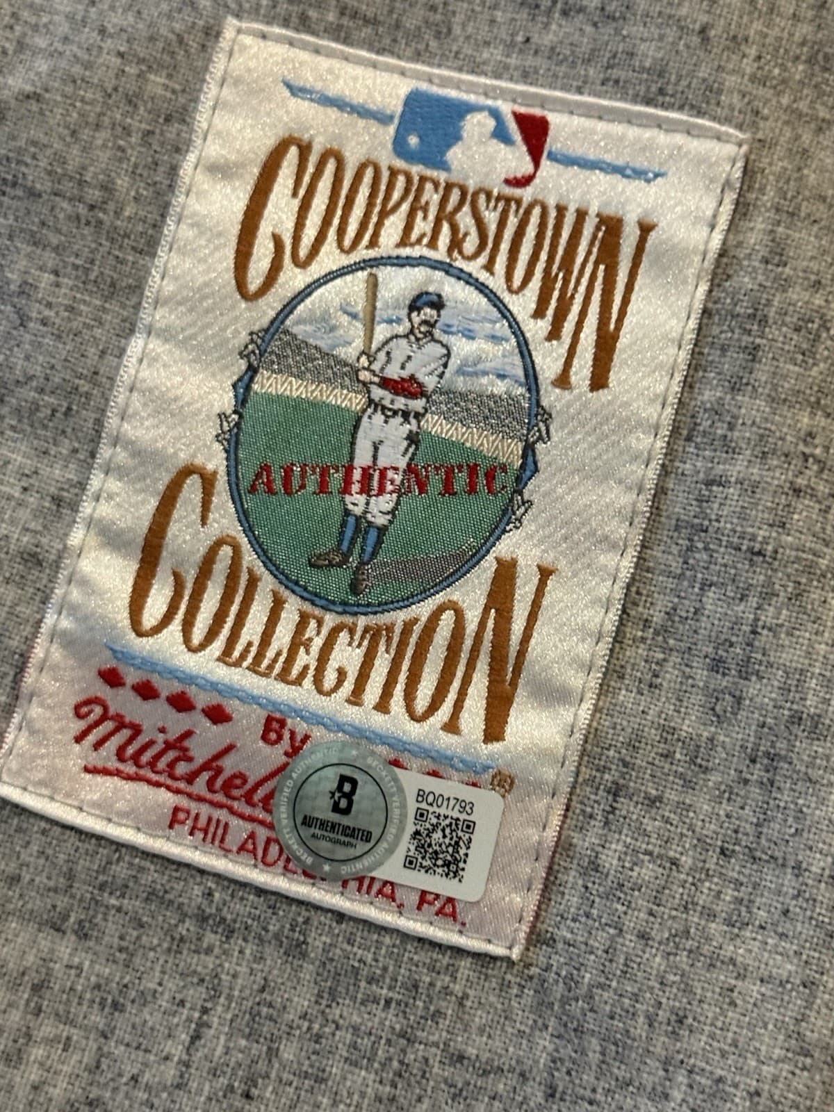 Brooks Robinson 3x Stat Signed Authentic Mitchell Ness Orioles Jersey BAS COA - image 3