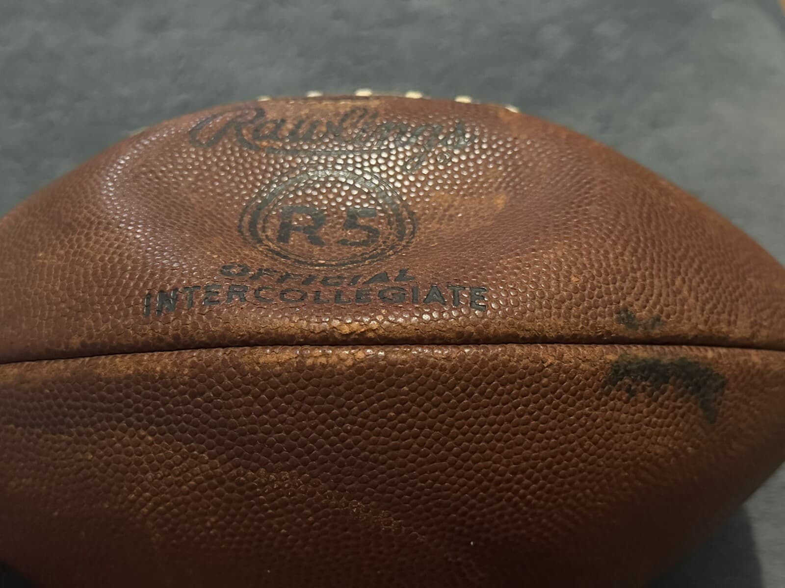 Red Grange Signed Authentic Rawlings Collegiate Football JSA LOA Chicago Bears - image 4