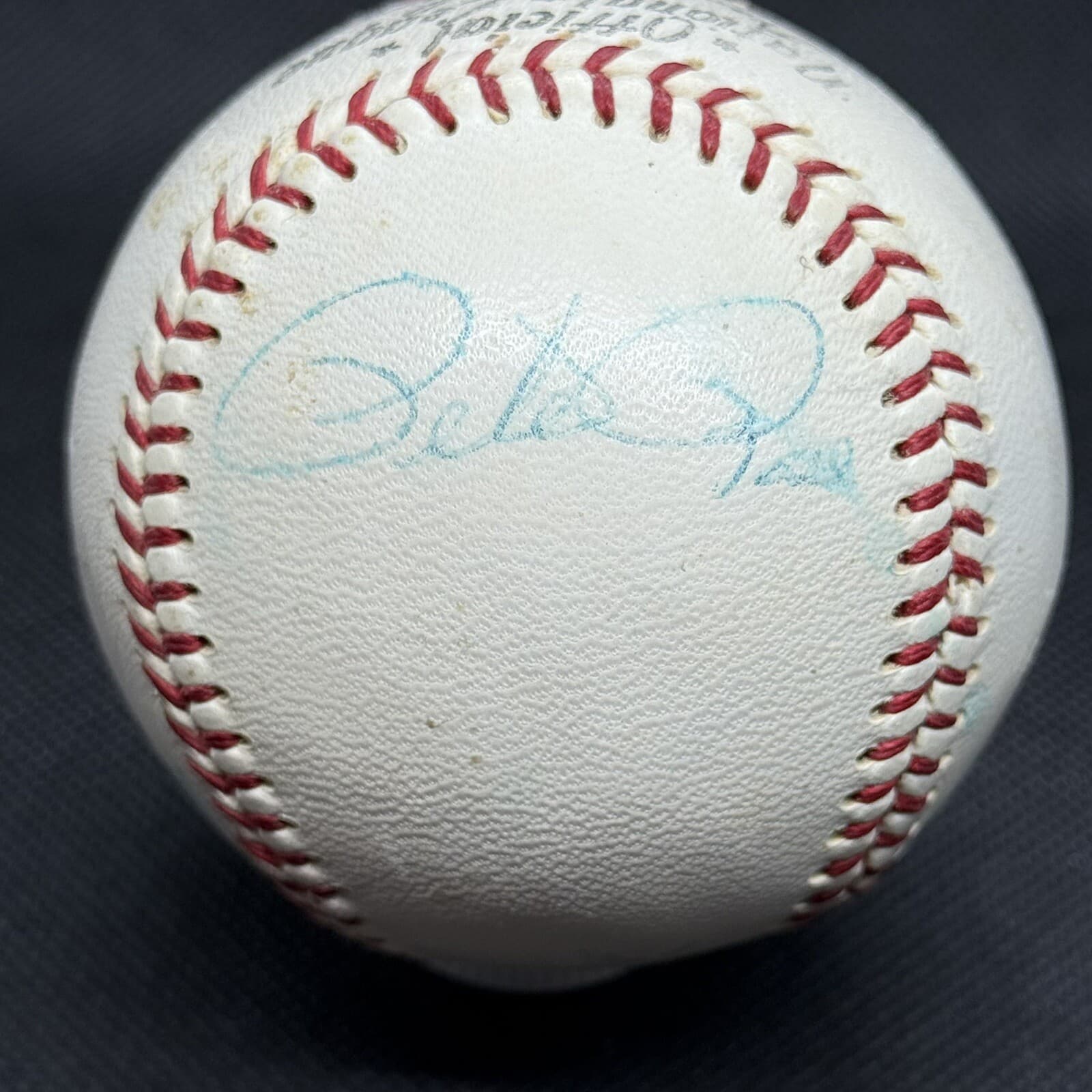 Edd Roush Pete Rose Ted Klu Cincinnati Reds 100th Multi Signed Baseball JSA LOA - image 4