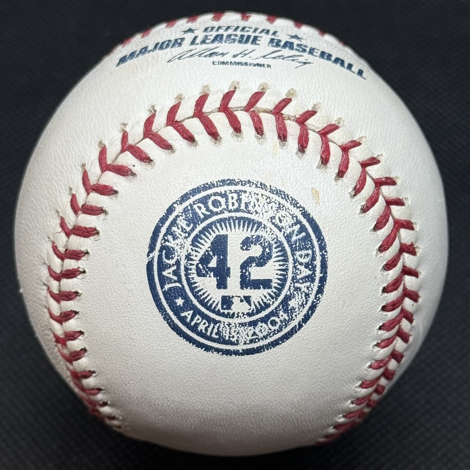 2004 Jackie Robinson Day Rawlings Official Logo Baseball Commemorative RARE Sigs