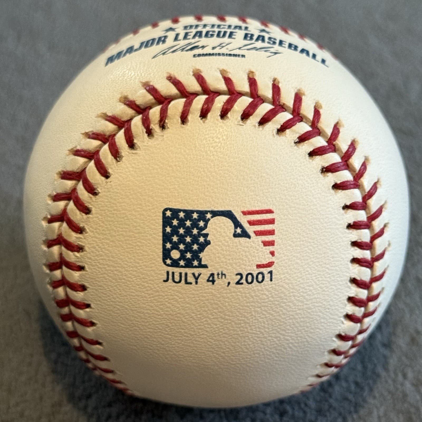 July 4th 2001 Rawlings Official Logo Baseball Commemorative Flag America - image 3