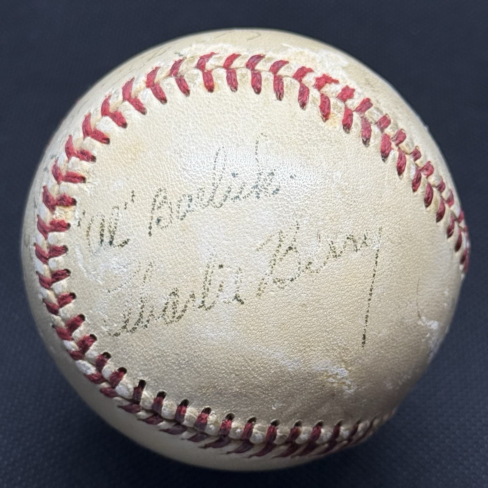 Bill McGowan 1940s Umpires Signed Baseball JSA LOA Jocko Conlan Al Barlick HOF - image 4