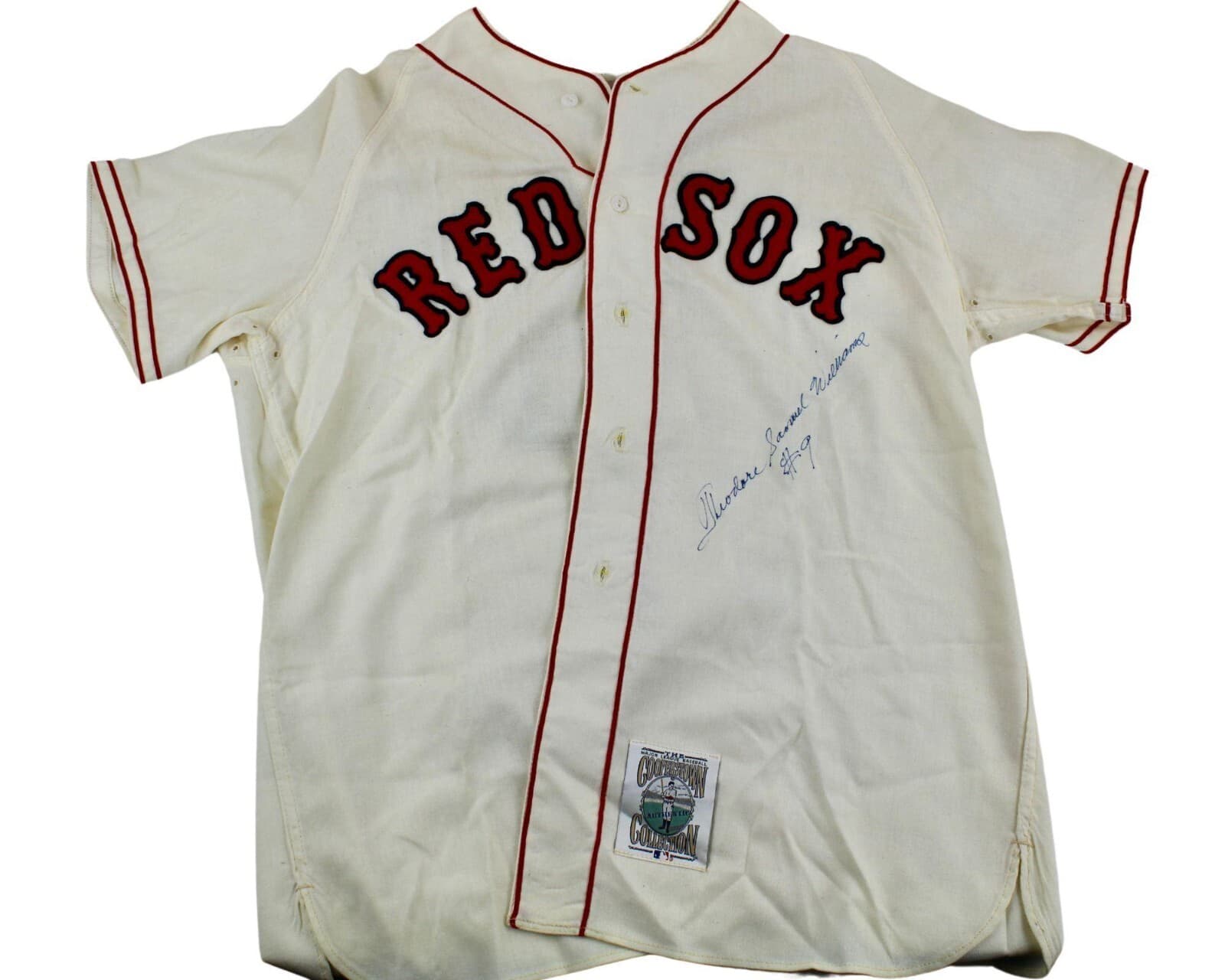 The ONLY Known Ted Williams Full Name #9 Signed Boston Red Sox Jersey PSA COA