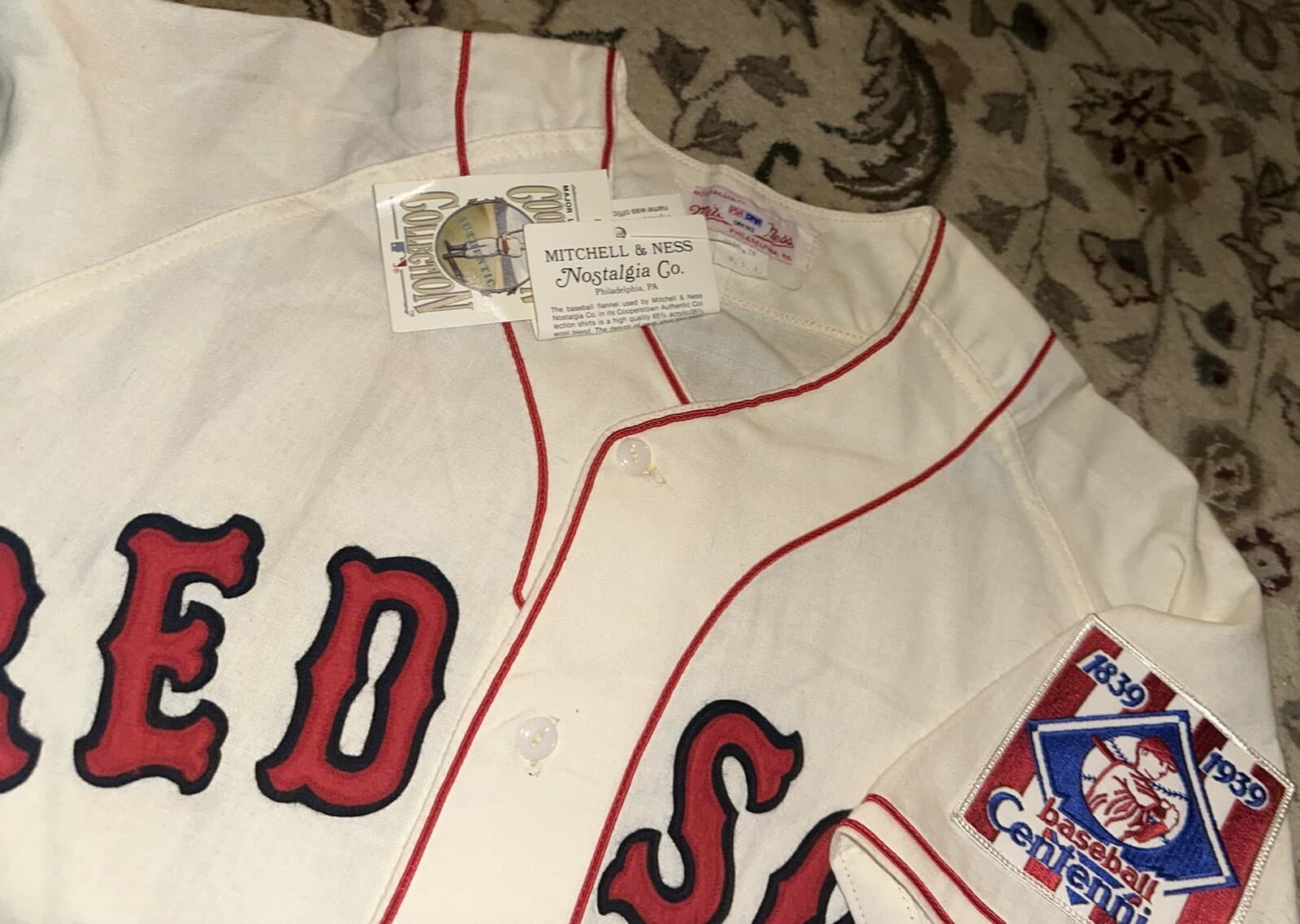 The ONLY Known Ted Williams Full Name #9 Signed Boston Red Sox Jersey PSA COA - image 10