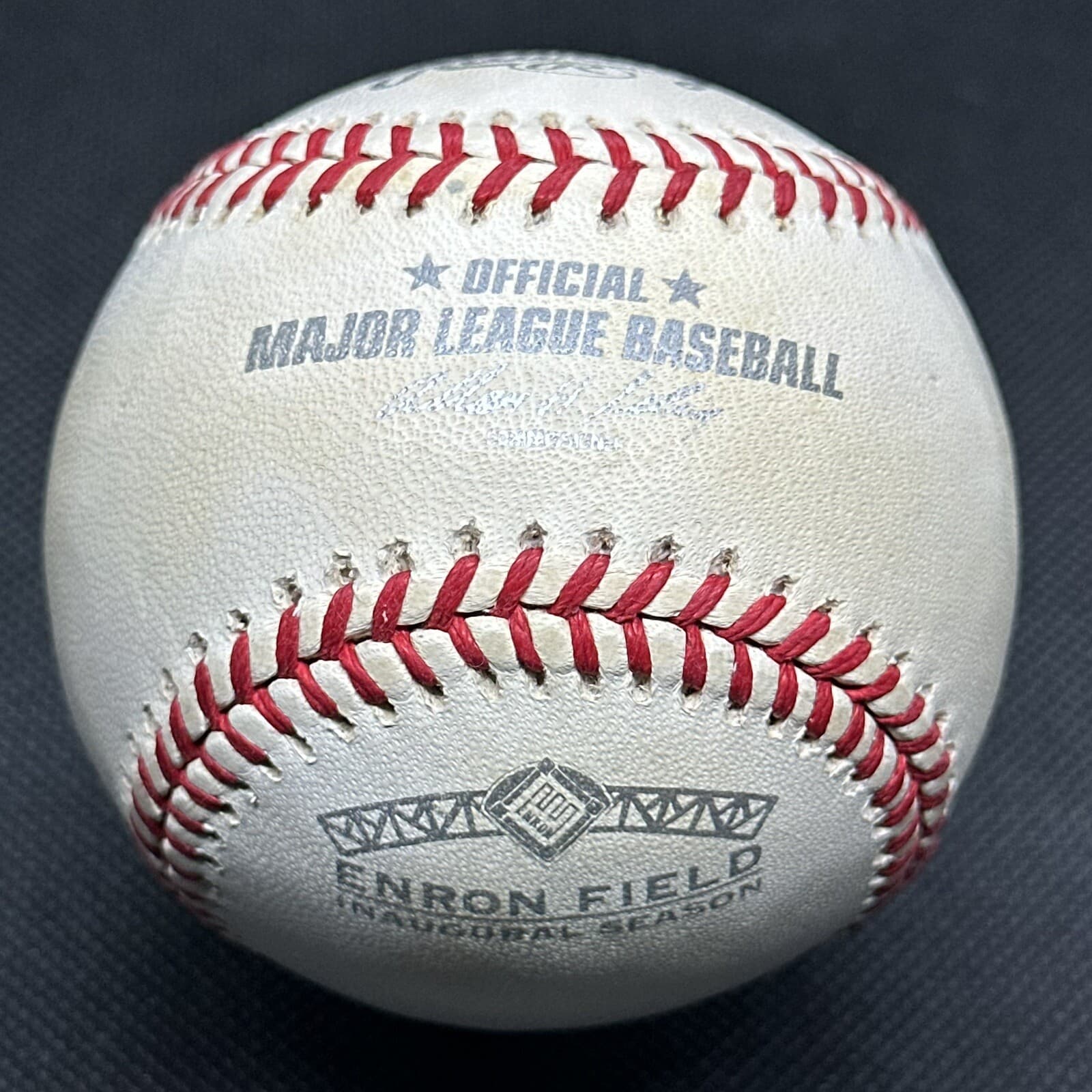 Doc Gooden Signed Enron Field Inaugural Season Baseball Mets Astros - image 2