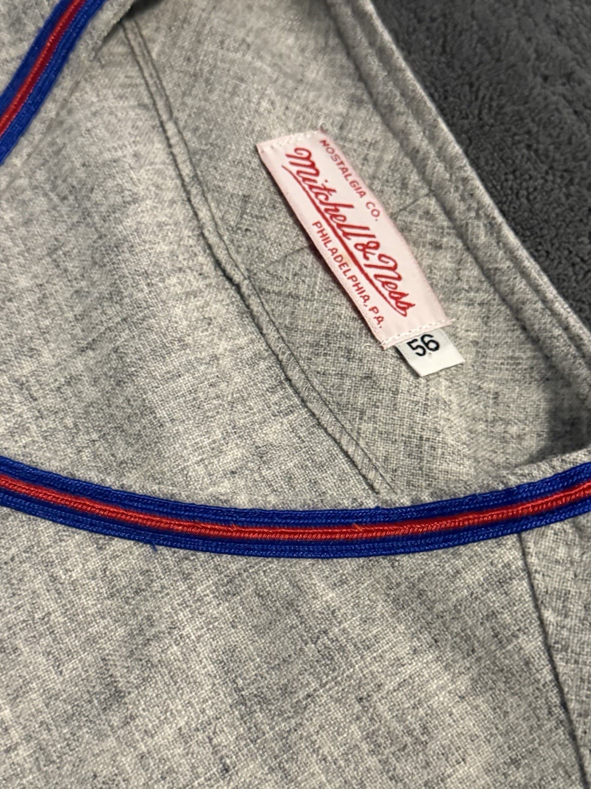 Ron Santo Chicago Cubs Authentic Mitchell & Ness Jersey Size 56 1968 - image 2