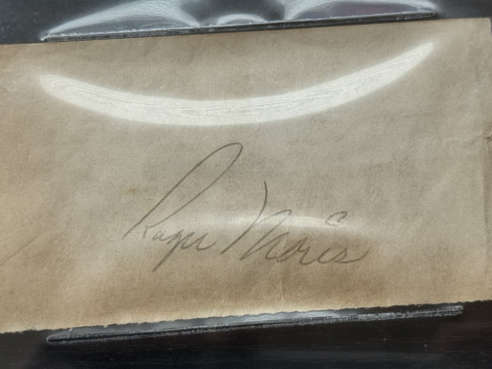 Roger Maris Signed 2x4 Cut Auto Beckett COA Slabbed New York Yankees Not Index - image 2