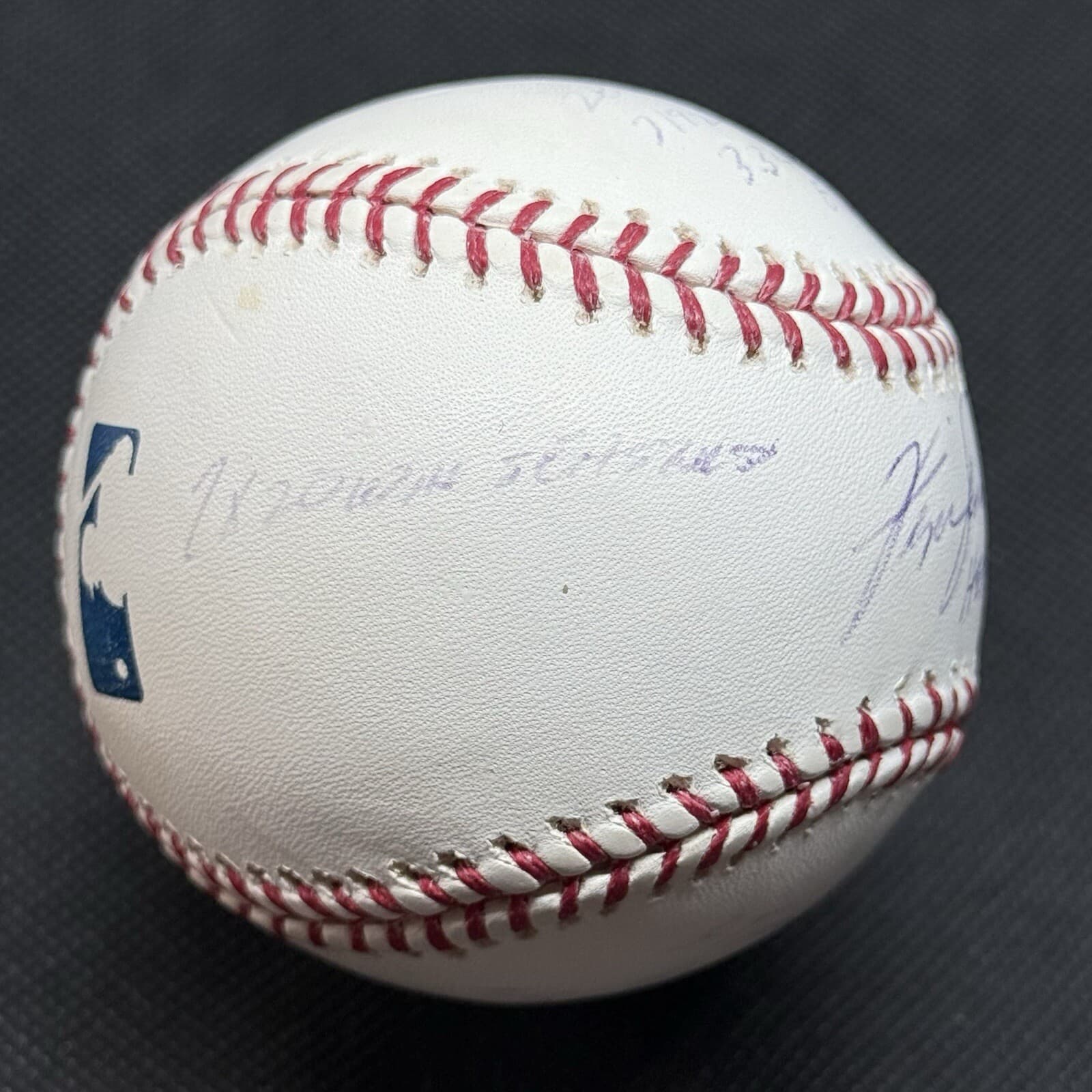 Fergie Jenkins 8x Stat Signed Baseball MAB COA Cubs HOF - image 3