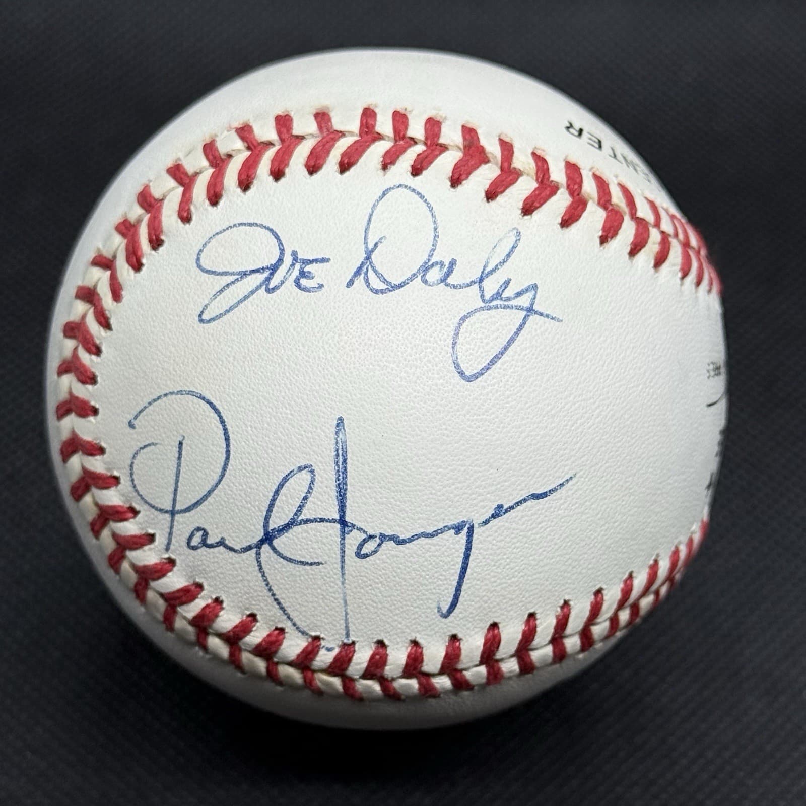 Pete Rose John Dowd Report Investigators Bookie! Signed Baseball PSA/DNA LOA HOF - image 3