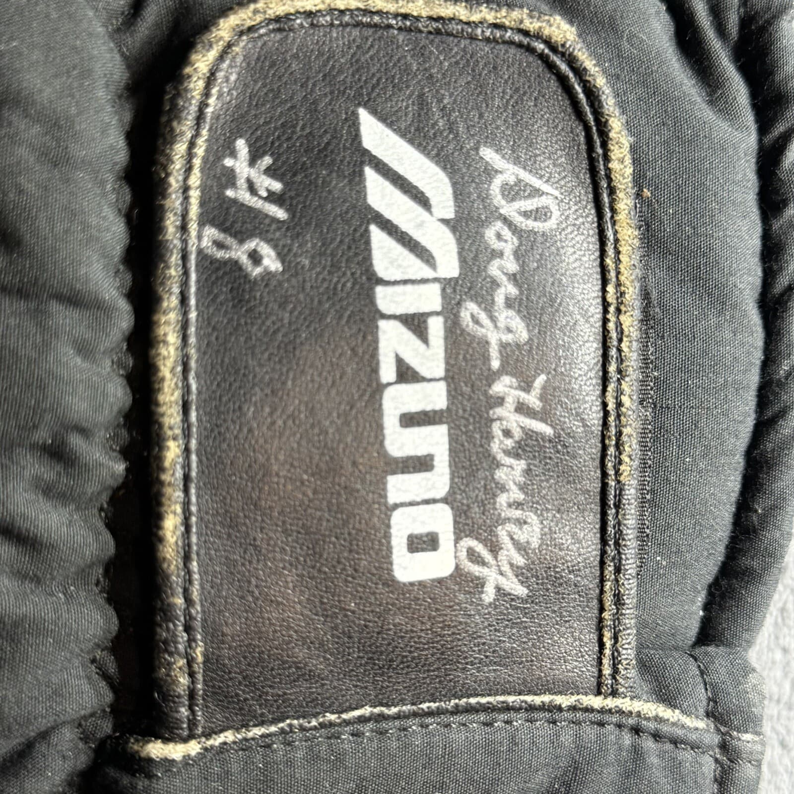 Doug Harvey Signed Game Used Winter Gloves Harvey Personal Collection COA Umpire - image 3