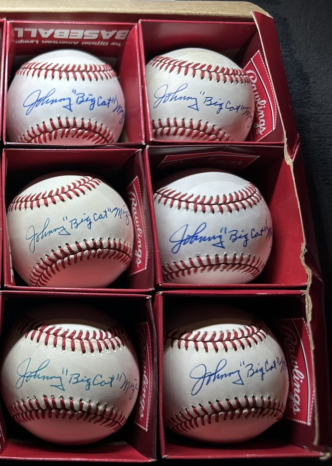 Johnny Big Cat Mize Signed Baseball JSA LOA New York Yankees Giants Cardinals - image 3