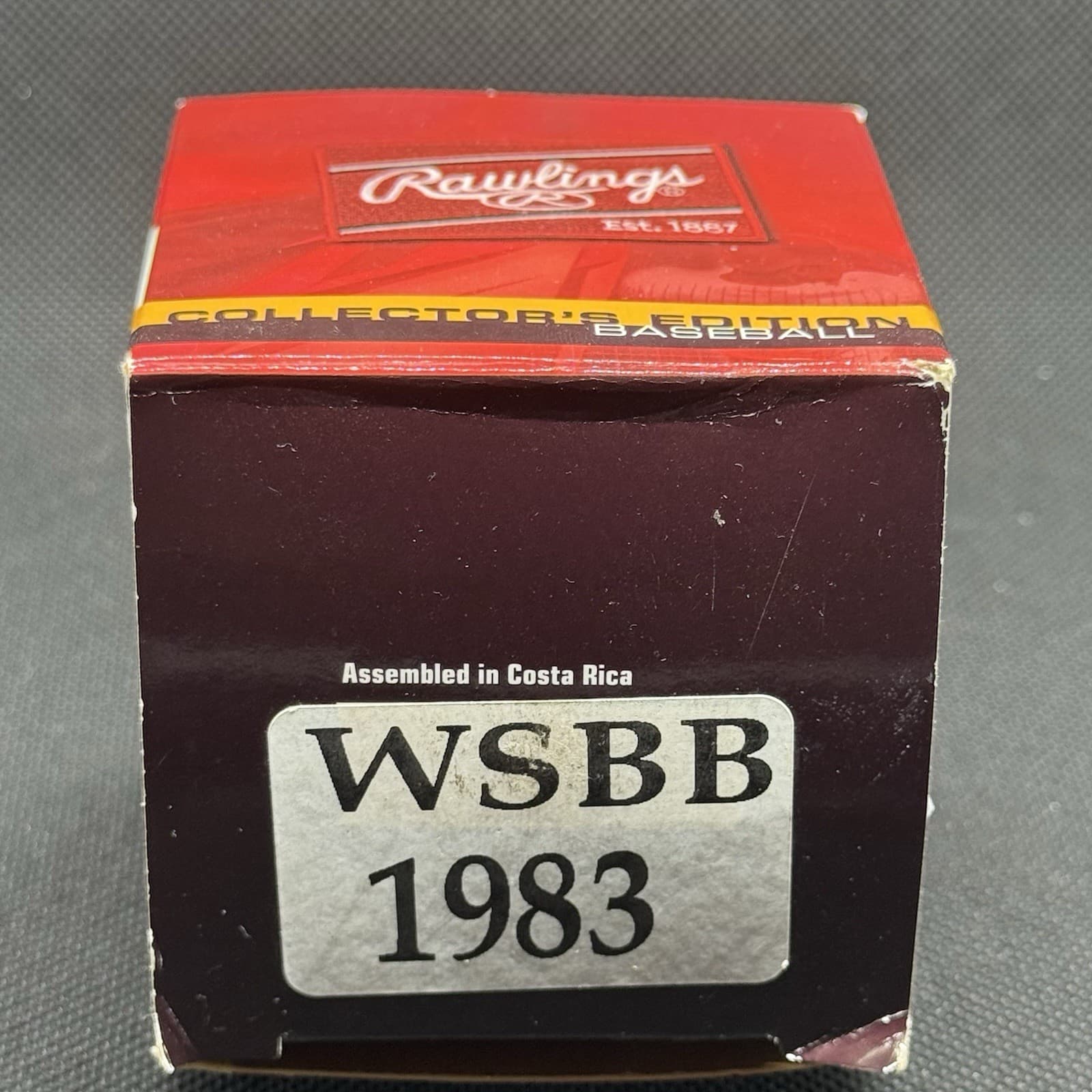 1983 World Series Rawlings Official Logo Baseball Commemorative New in Box - image 3