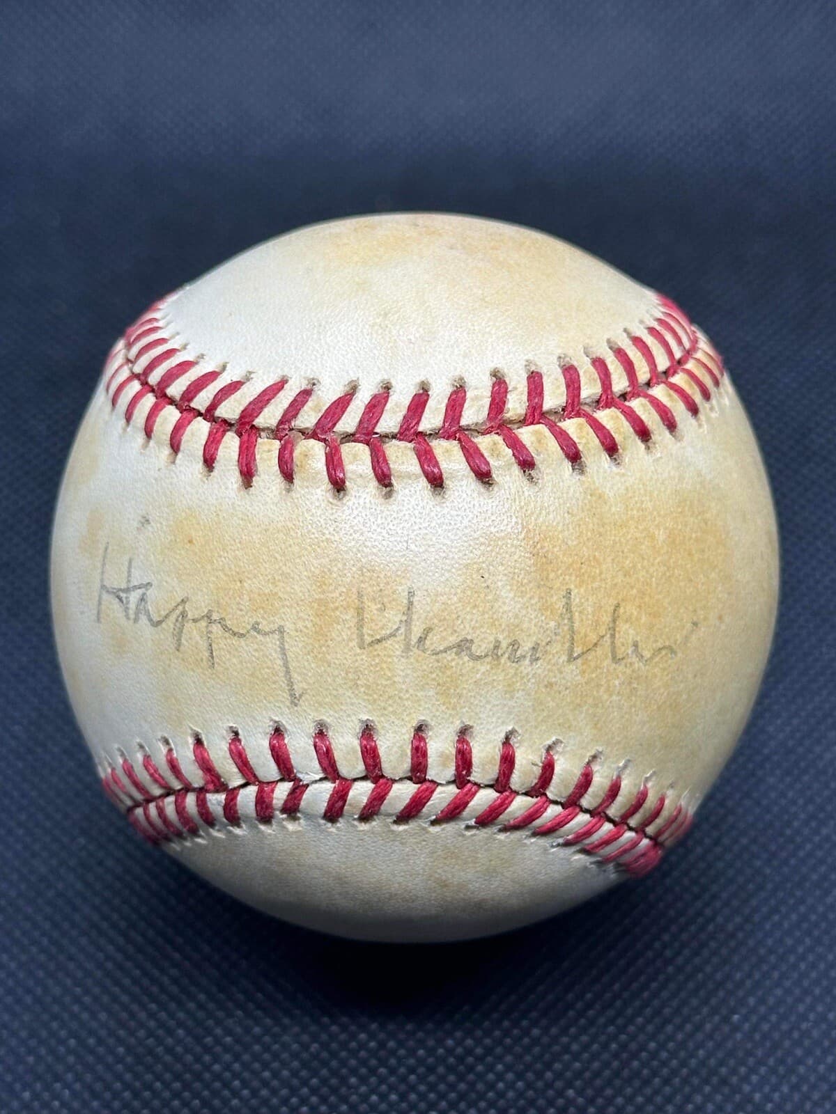AB Happy Chandler Hall of Fame 1982 Signed Baseball Beckett COA HOF Commish MLB - image 3