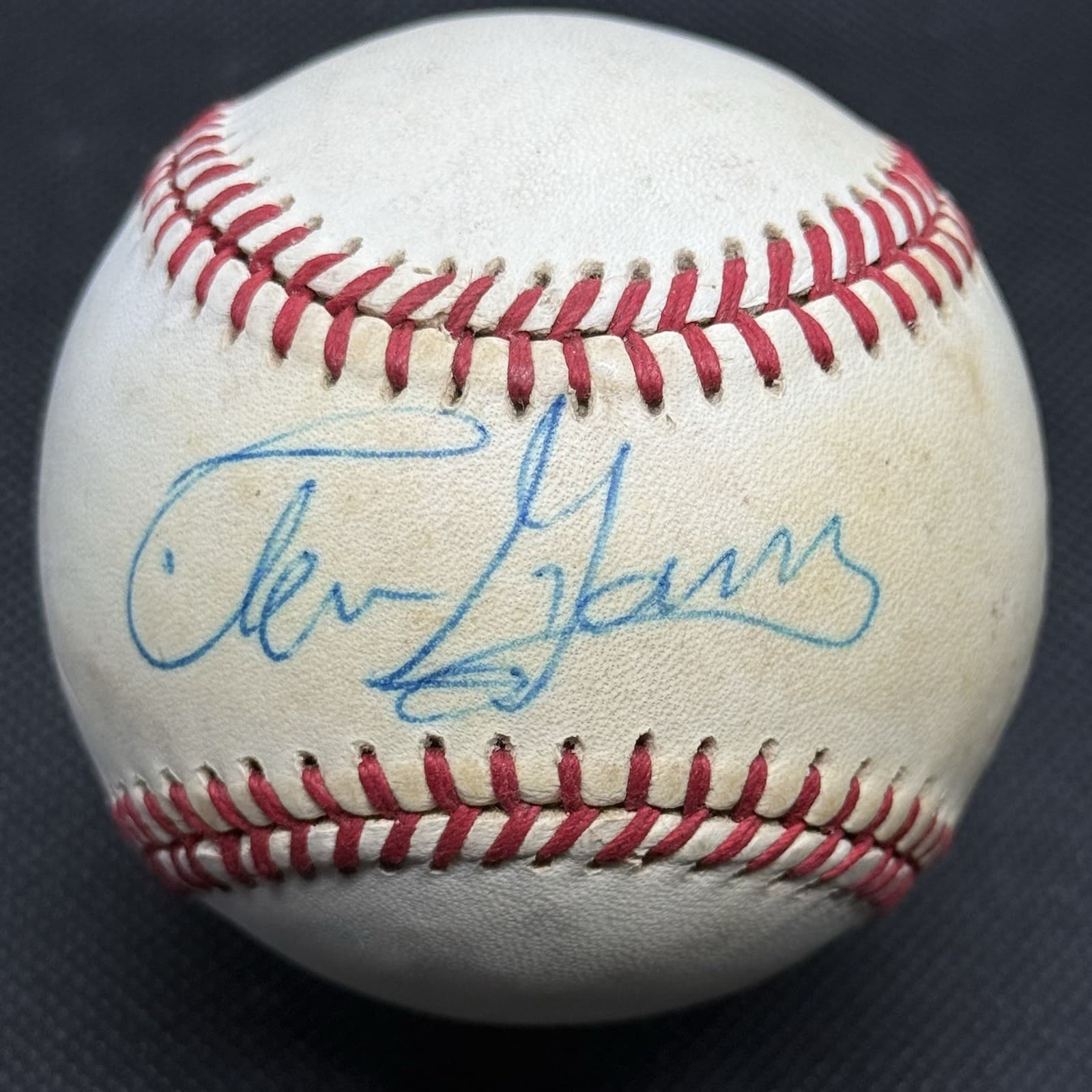 Tom Gorman Umpire Signed Baseball PSA/DNA COA Very Rare!