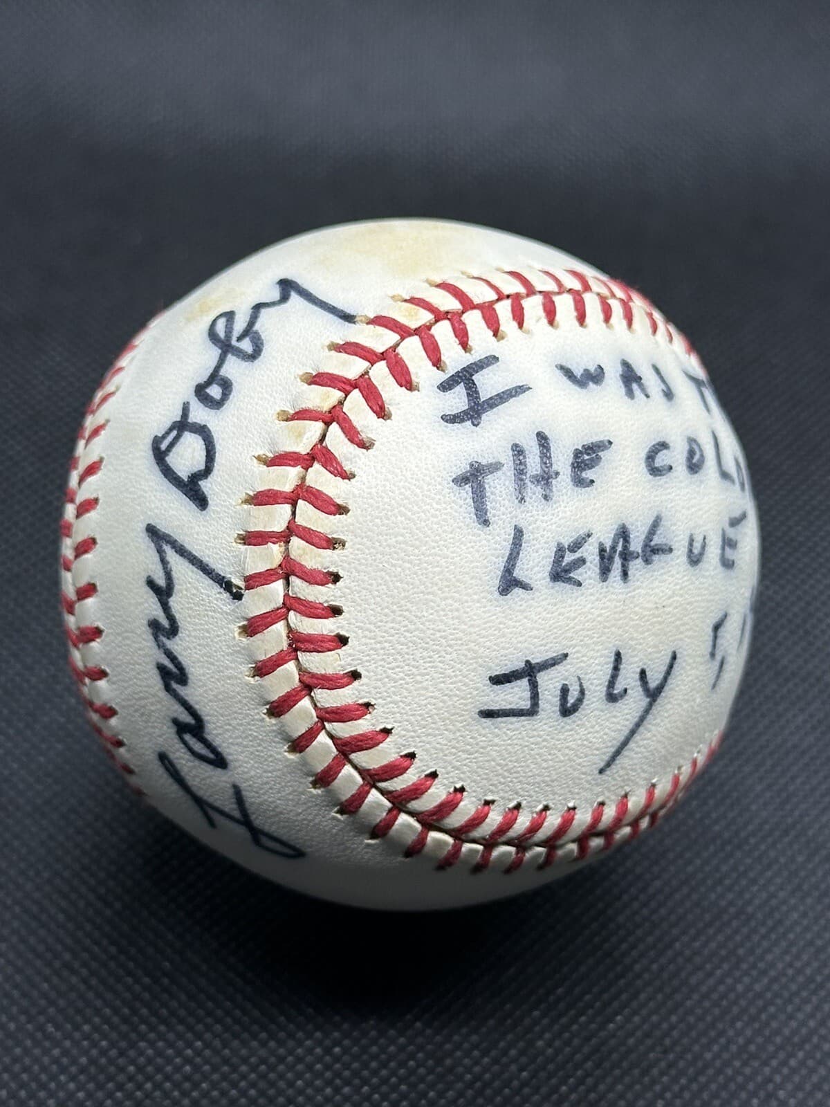 Larry Doby I was the first black player in the AL Signed Baseball HOF JSA LOA - image 6