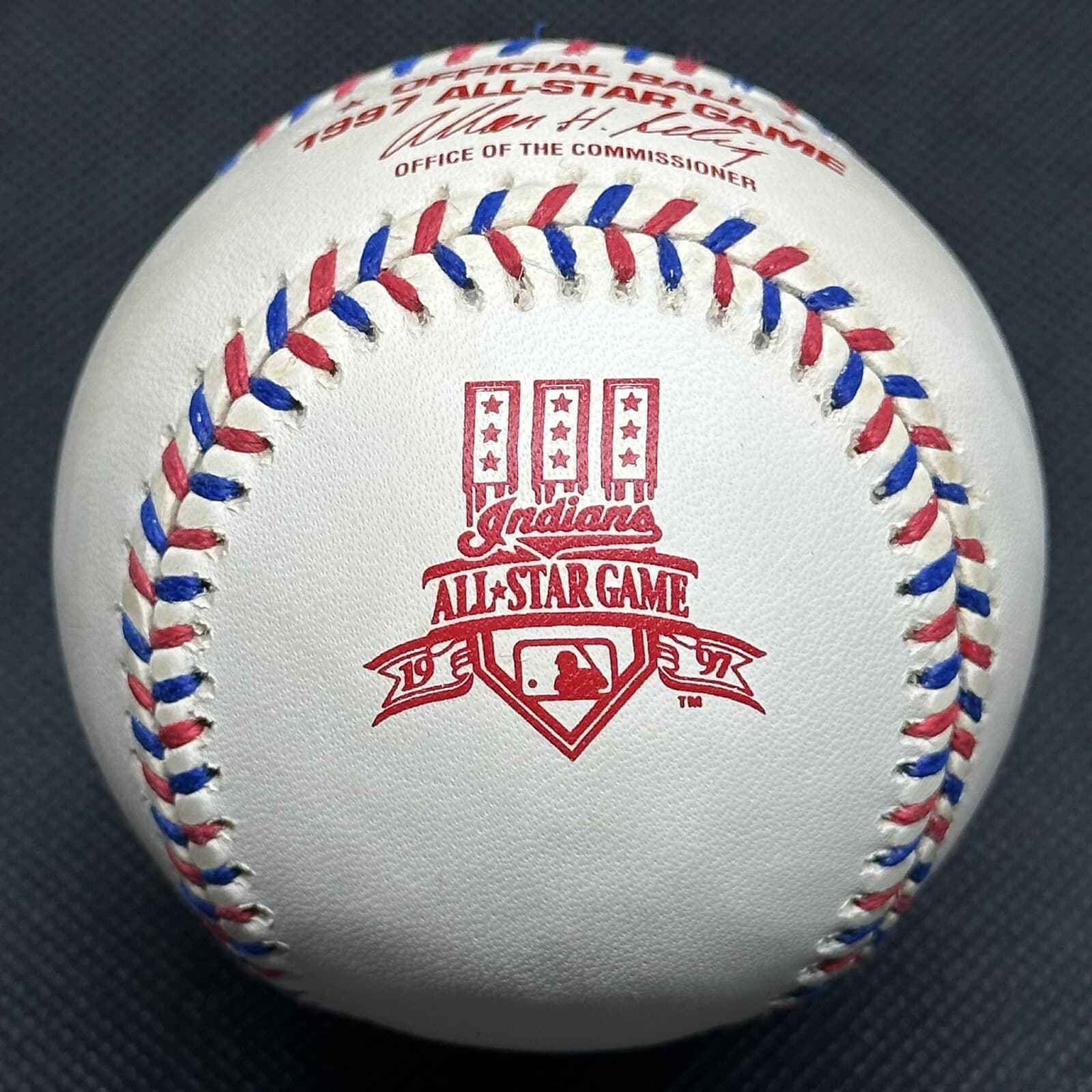 1997 All Star Game Rawlings Official Logo Baseball Commemorative Indians NEW