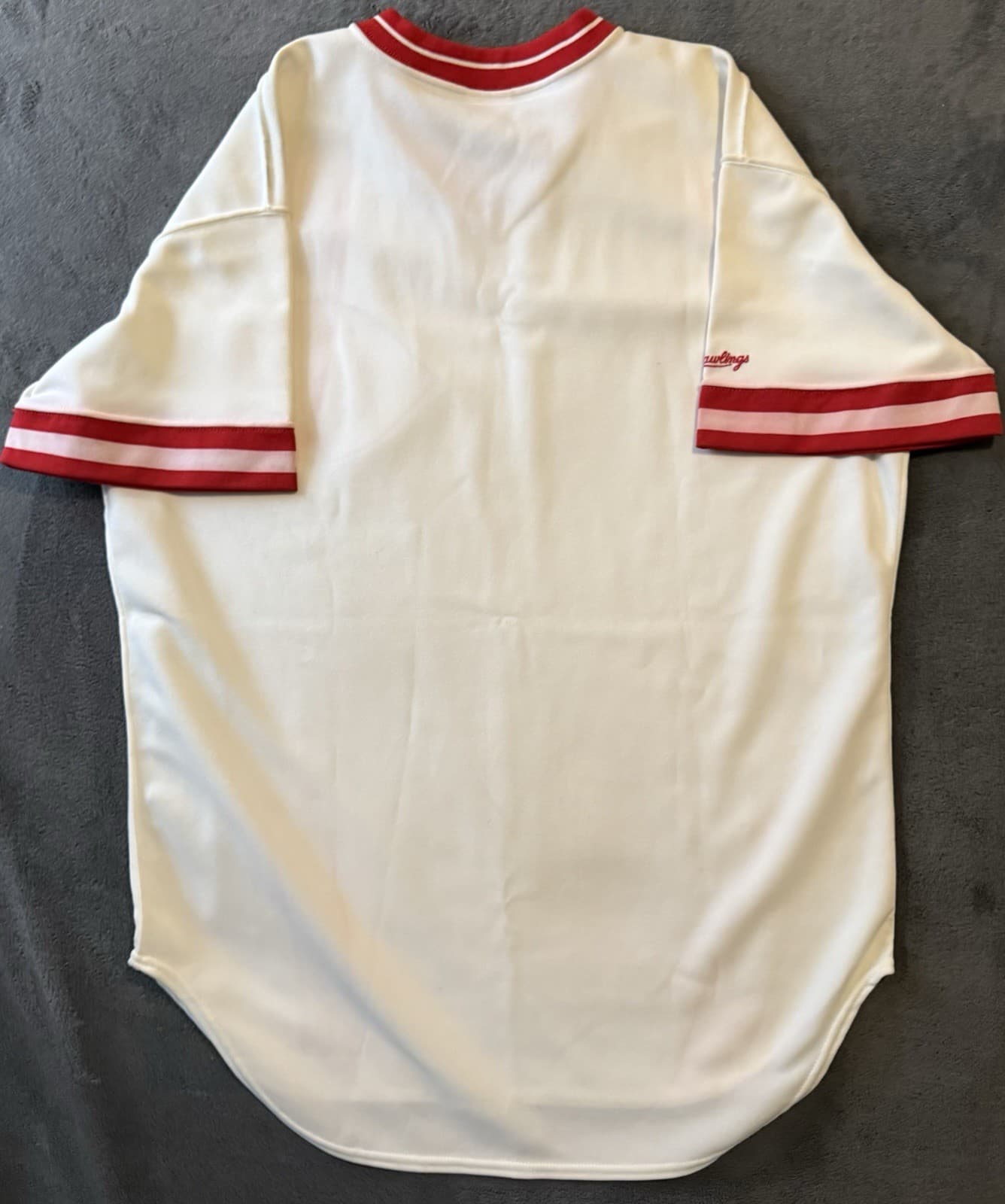 Pete Rose Signed Cincinnati Reds Jersey Baseball Rawlings 4256 Hit King JSA COA - image 5