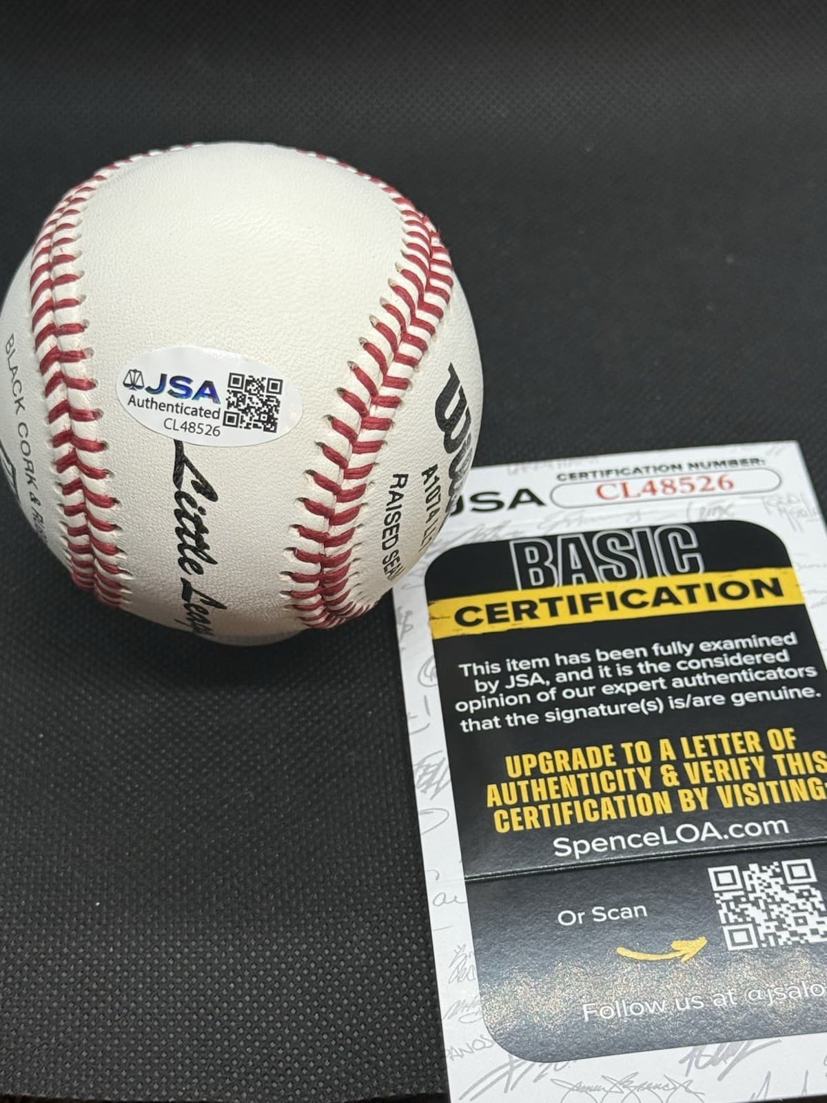 Richard Gordon Apollo 12 Signed Baseball Astronaut Moon Gemini JSA COA - image 2