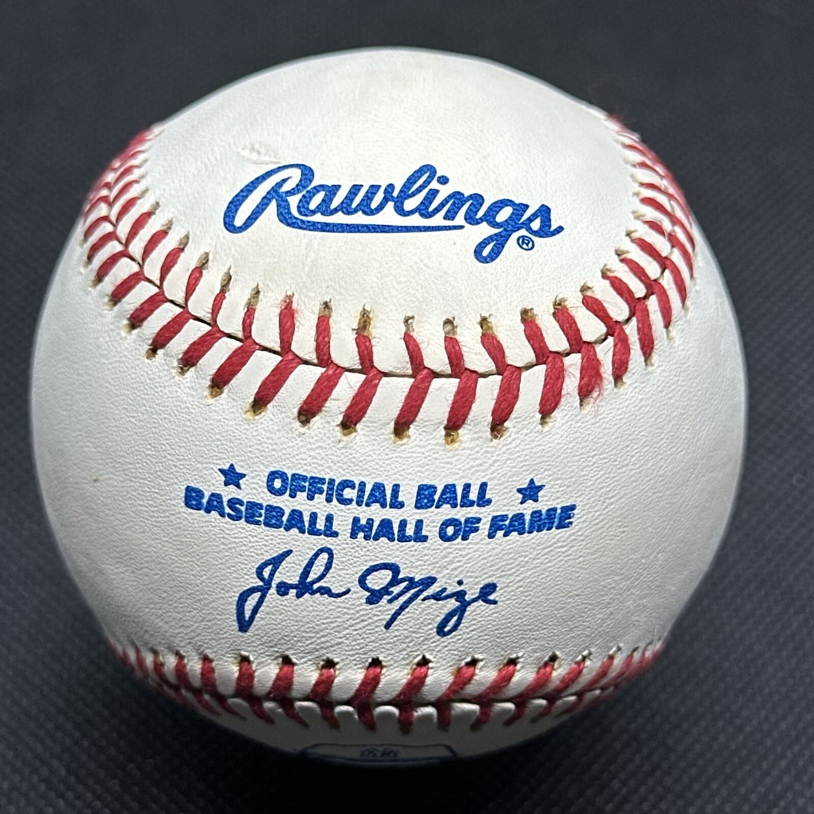 Johnny Mize Hall of Fame Rawlings Official Logo Baseball Commemorative - image 2