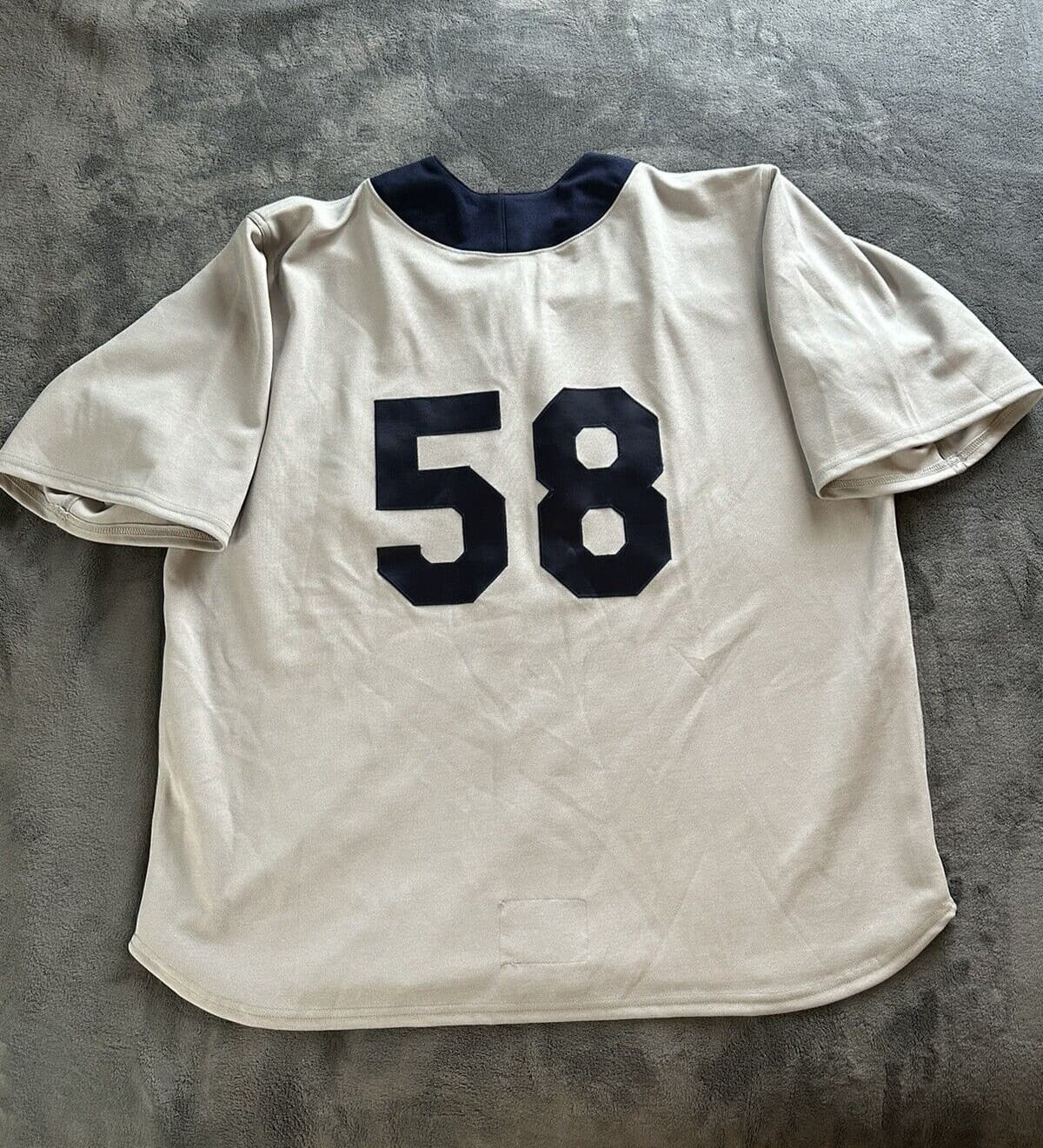 1999 Mark Salas Game Used Throwback Jersey Chicago White Sox American Giants 50 - image 2