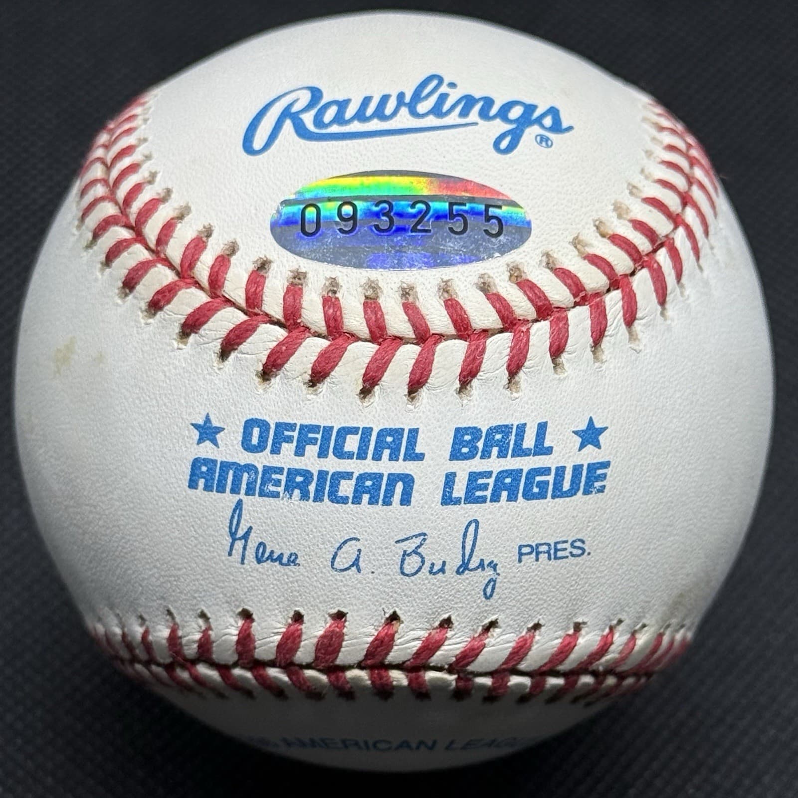 Derek Jeter ROY 96 Signed Logo Baseball Steiner COA New York Yankees HOF - image 3