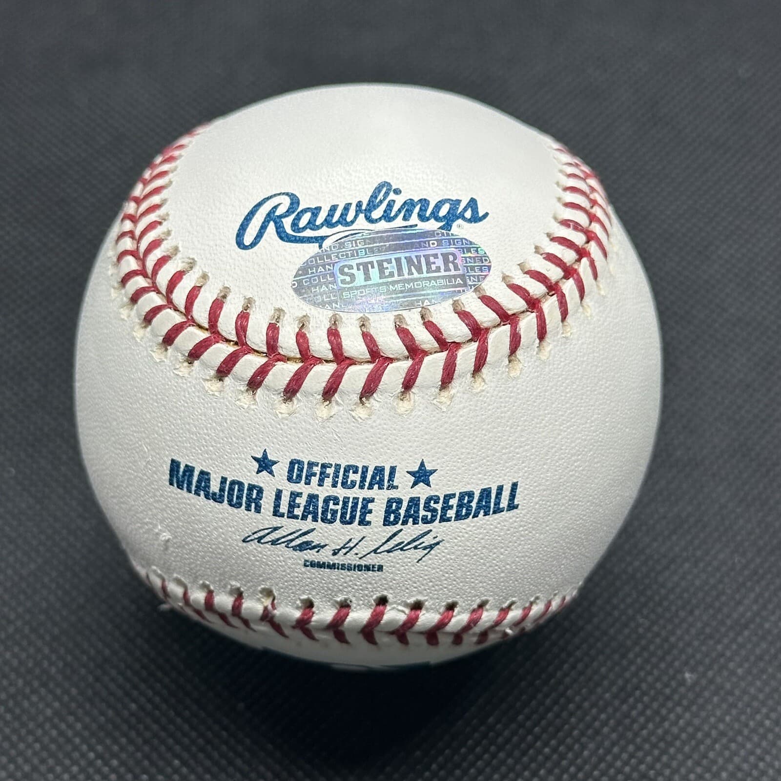 Mookie Wilson Bill Buckner Dual Signed Baseball Steiner COA 1986 World Series - image 2