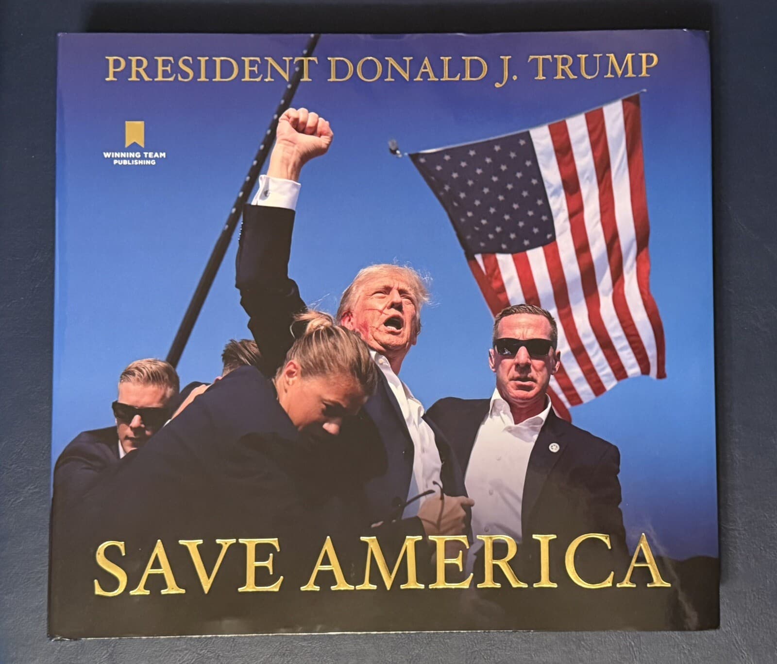 President Donald J Trump FULL SIGNATURE SIGNED  “Save America” Book 2024 - image 3