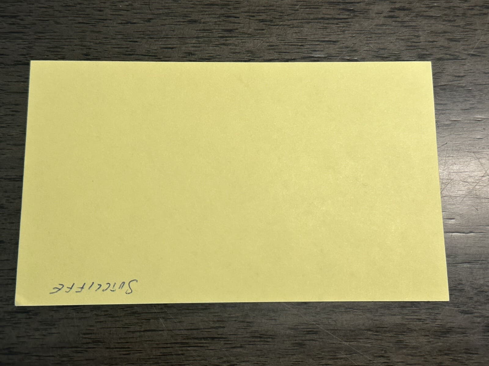 Rick Sutcliffe Signed Index Card 3x5 20 Game Winner Cleveland Indians Cubs - image 2