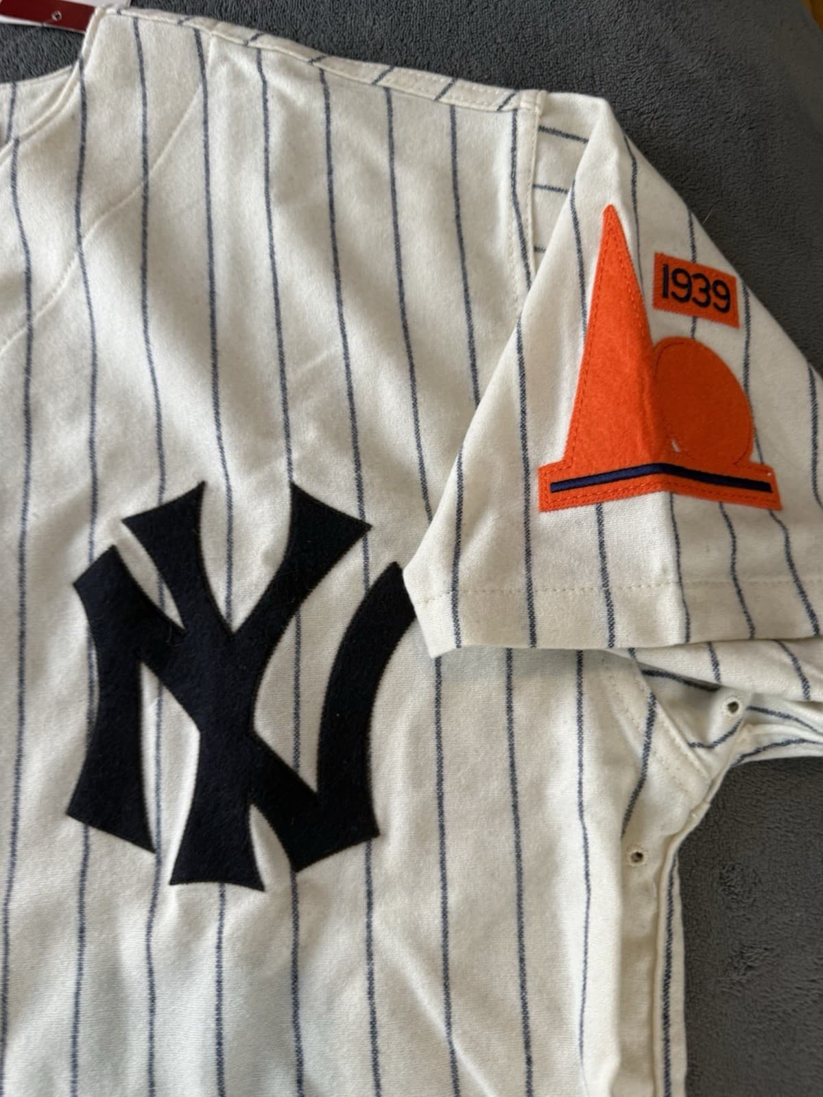 Joe DiMaggio New York Yankees Authentic Mitchell & Ness Jersey Size 48 1938 - image 2