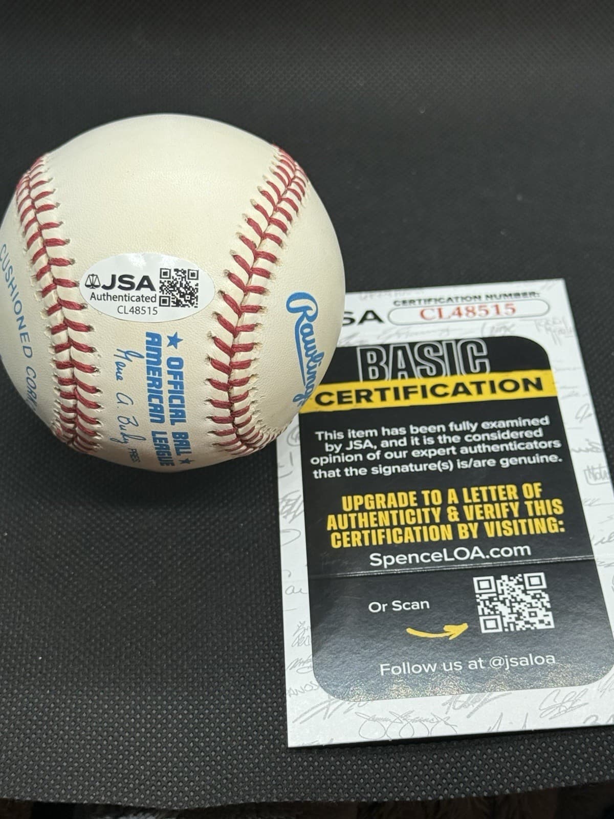 Early Wynn 1959 Cy Young Signed Baseball Cleveland Indians HOF JSA COA - image 2