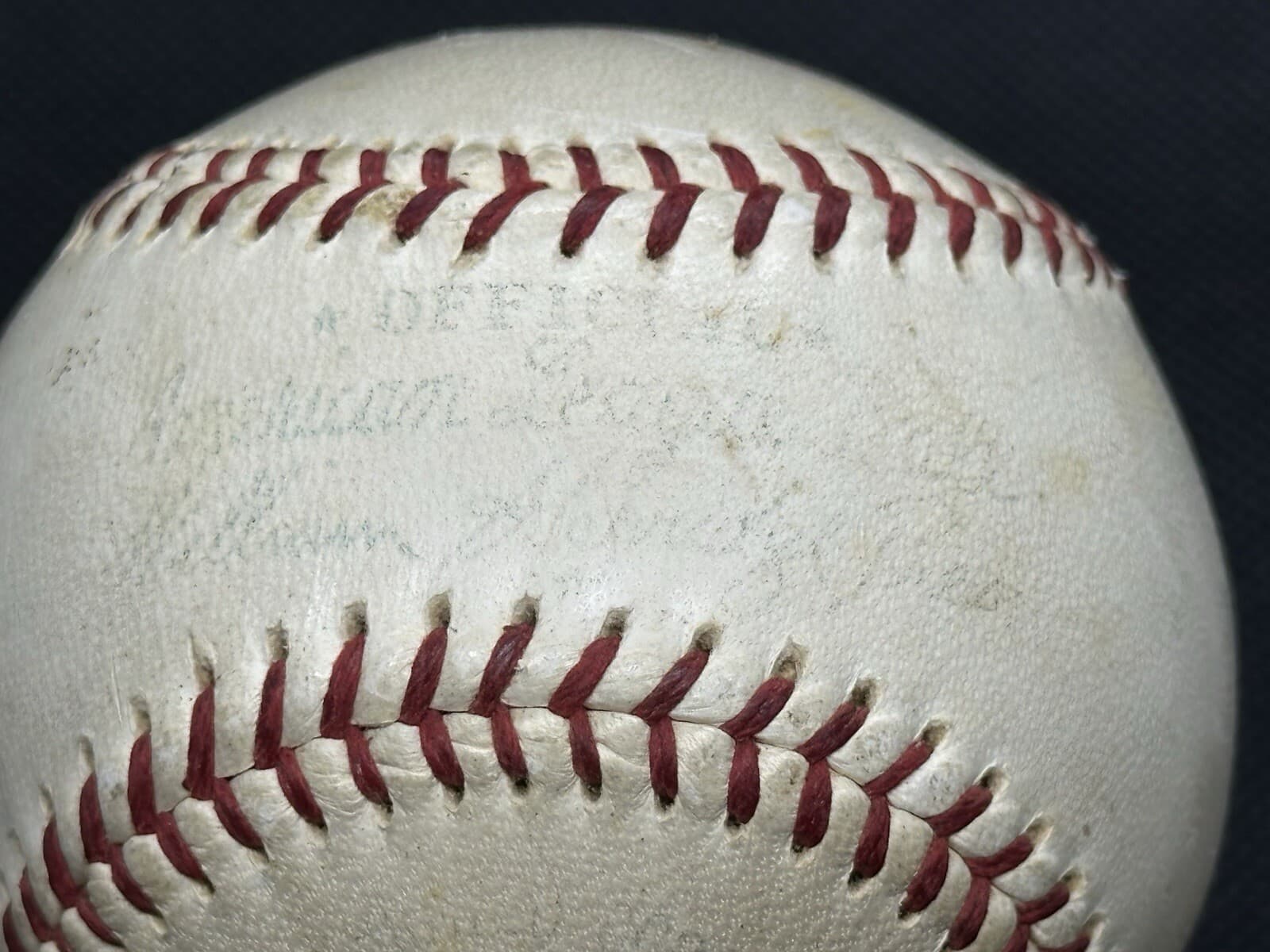 1940s Ted Williams Single Signed OAL Harridge Baseball Beckett LOA Red Sox - image 3