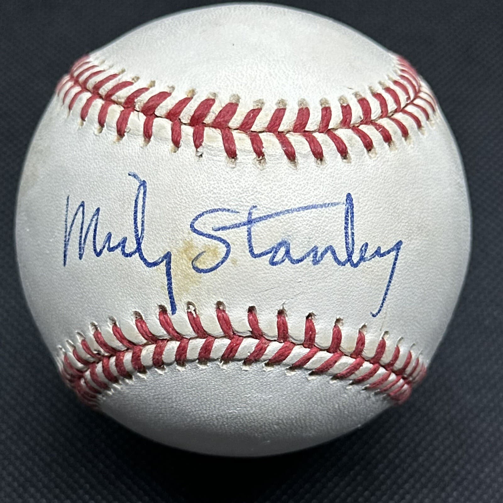 Mickey Stanley Signed Baseball JSA LOA Detroit Tigers