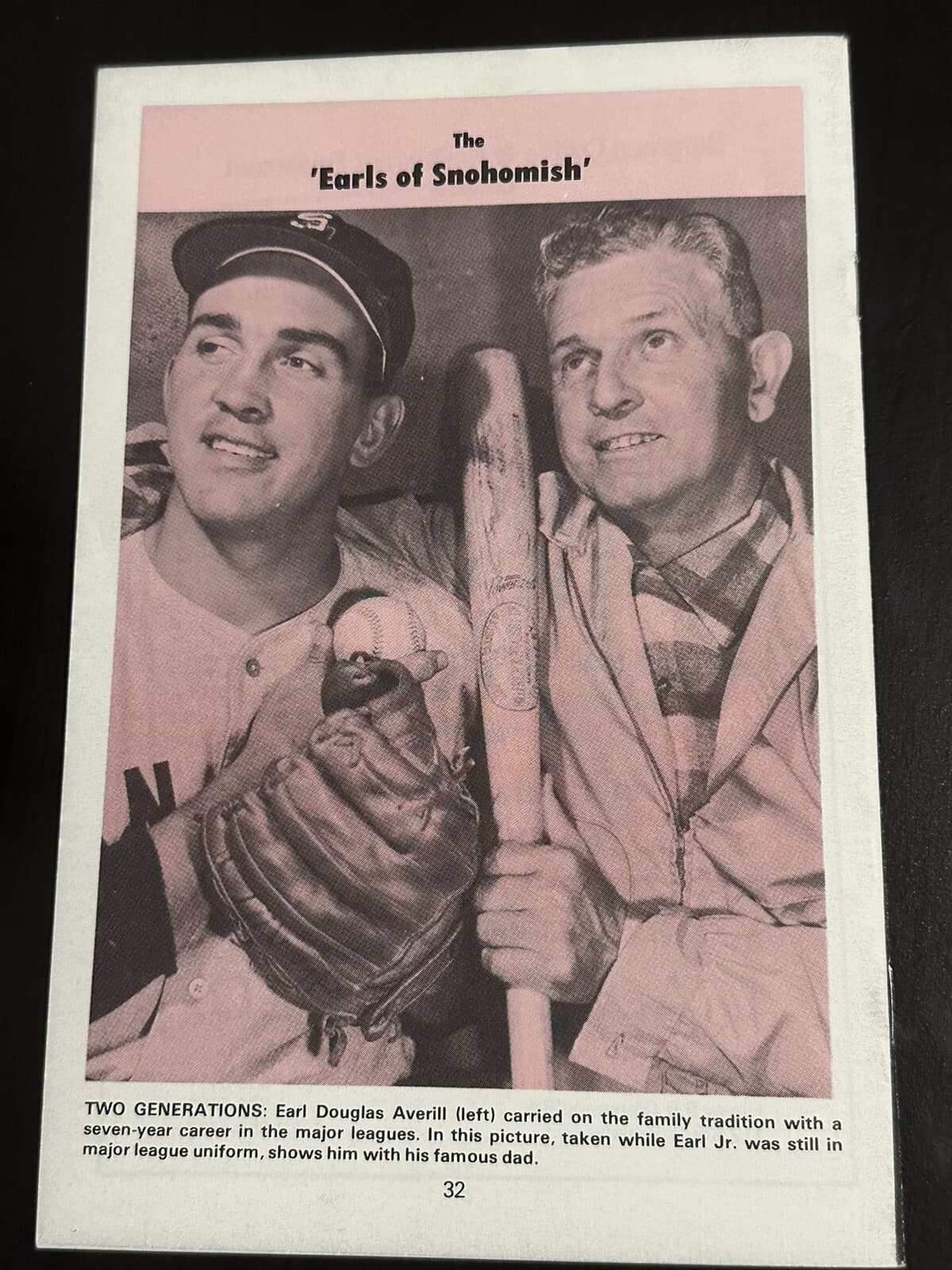 Earl Averill Night Signed Program 1973 Hall of Fame Cleveland Indians Tigers - image 3