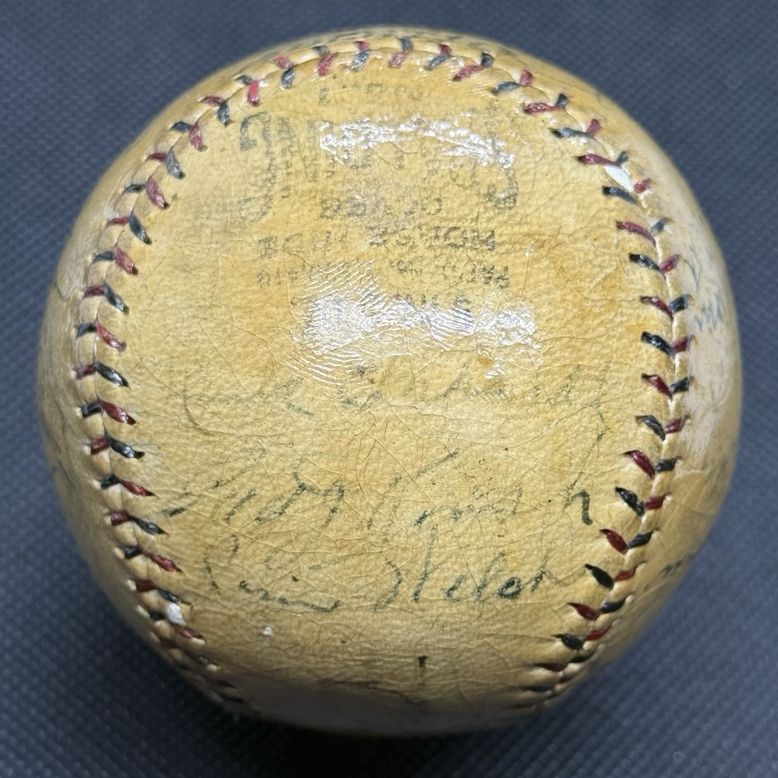 Melvin Mel Ott 1928 New York Giants Signed Baseball HOF John McGraw JSA LOA! - image 5