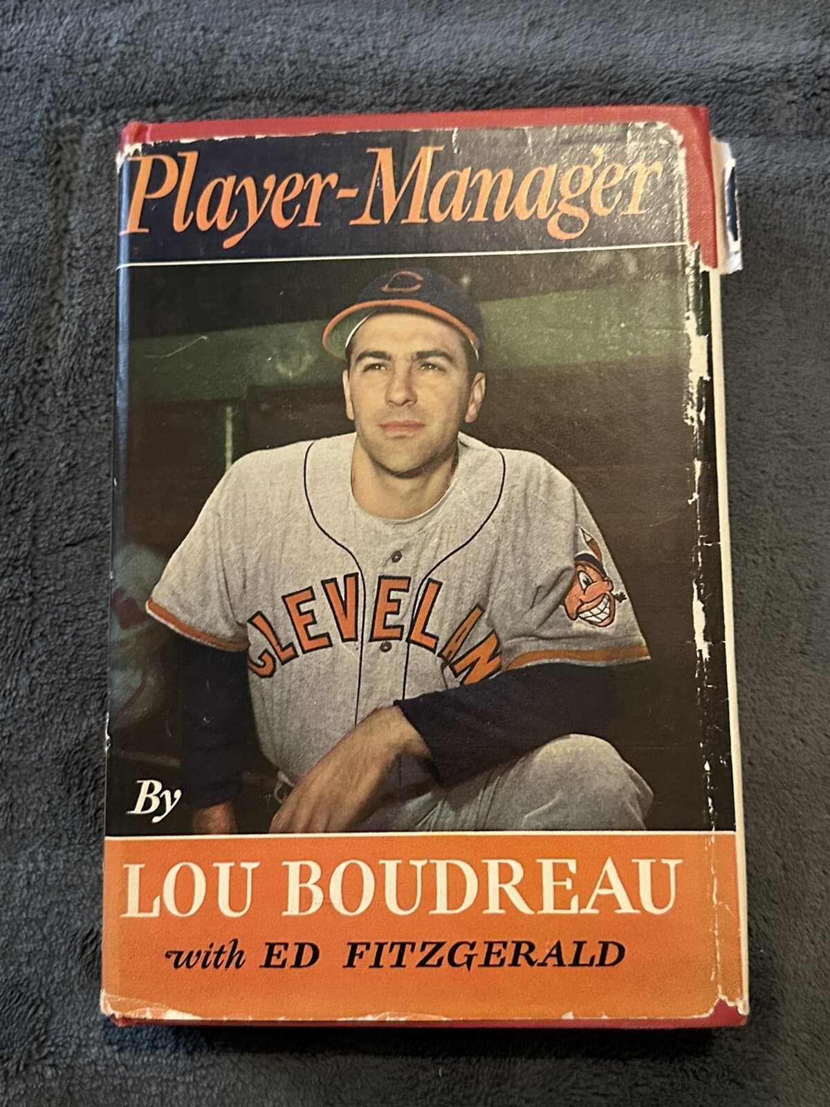 Lou Boudreau Player Manager Signed Book MLB Baseball 1949 Cleveland Indians HOF - image 2