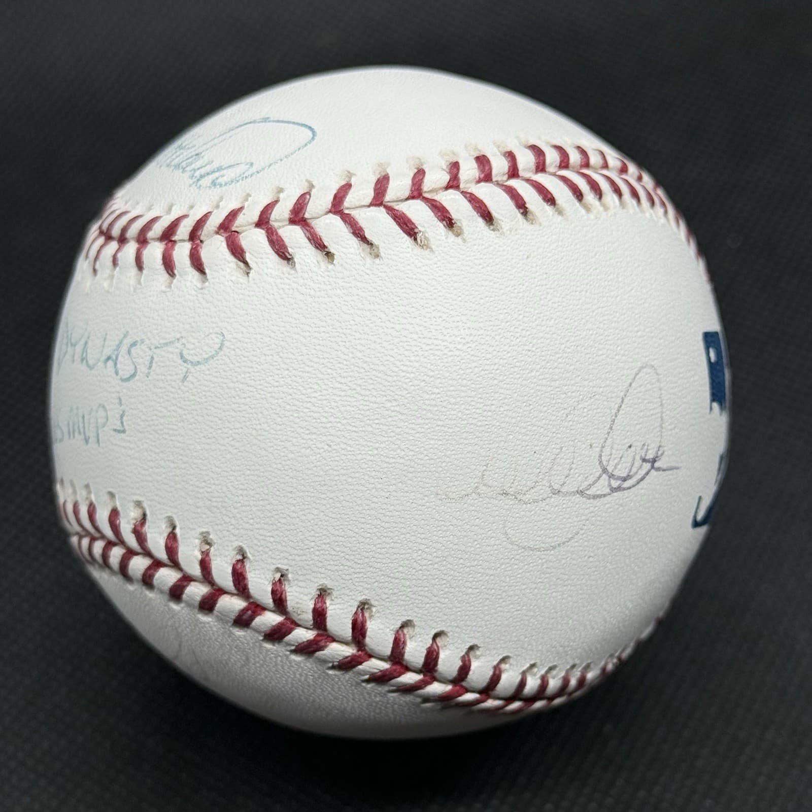 Derek Jeter Mariano Rivera Yankees WS MVPs Signed Baseball Steiner MLB Auth COA