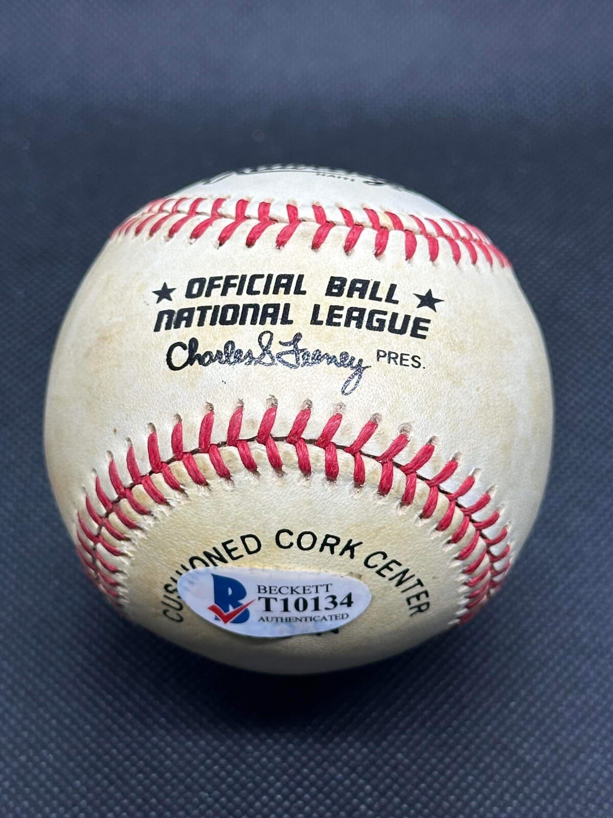 AB Happy Chandler Hall of Fame 1982 Signed Baseball Beckett COA HOF Commish MLB - image 4