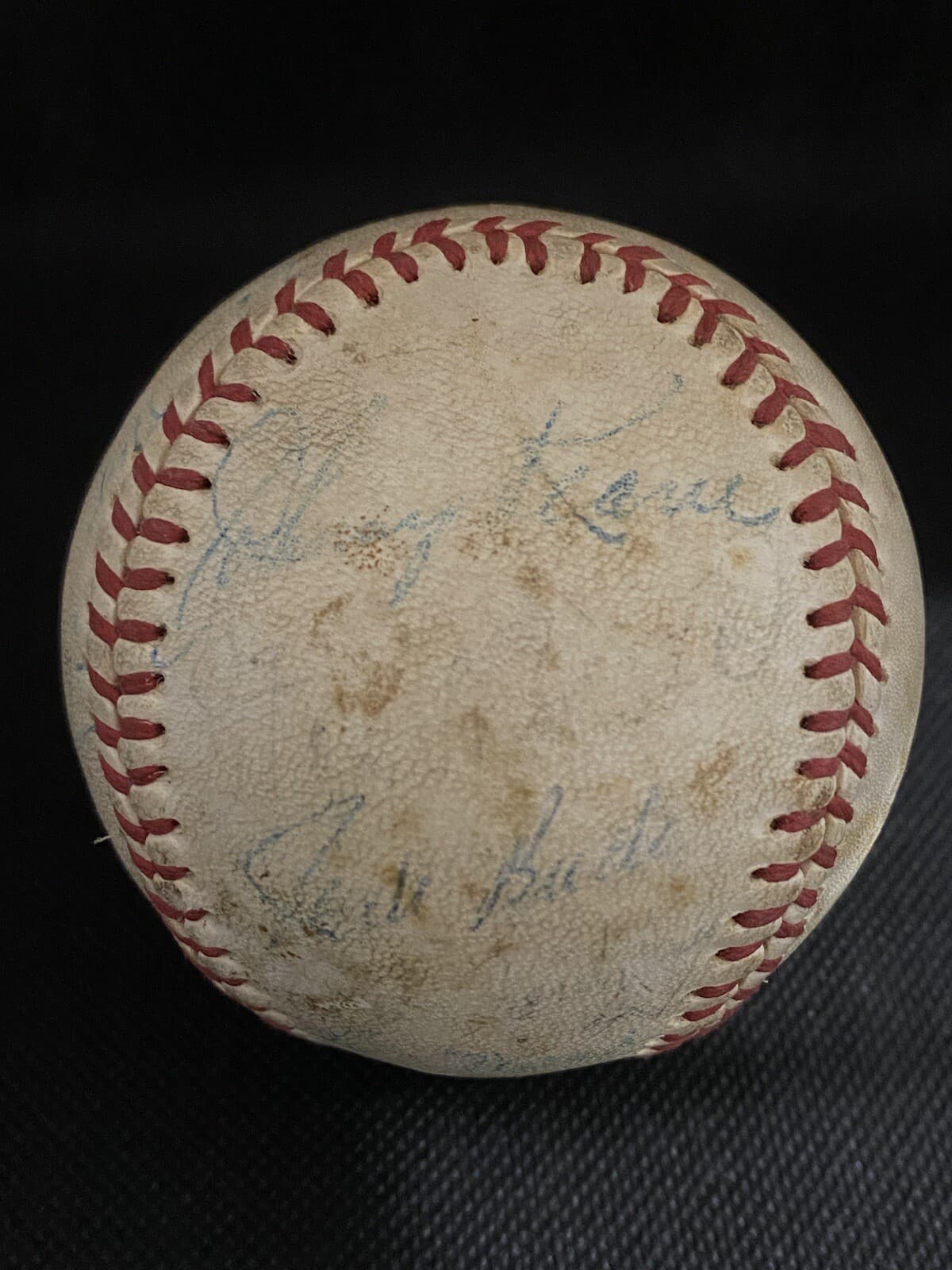 Johnny Keane Stan Musial Buck Signed Baseball St Louis Cardinals Team JSA LOA