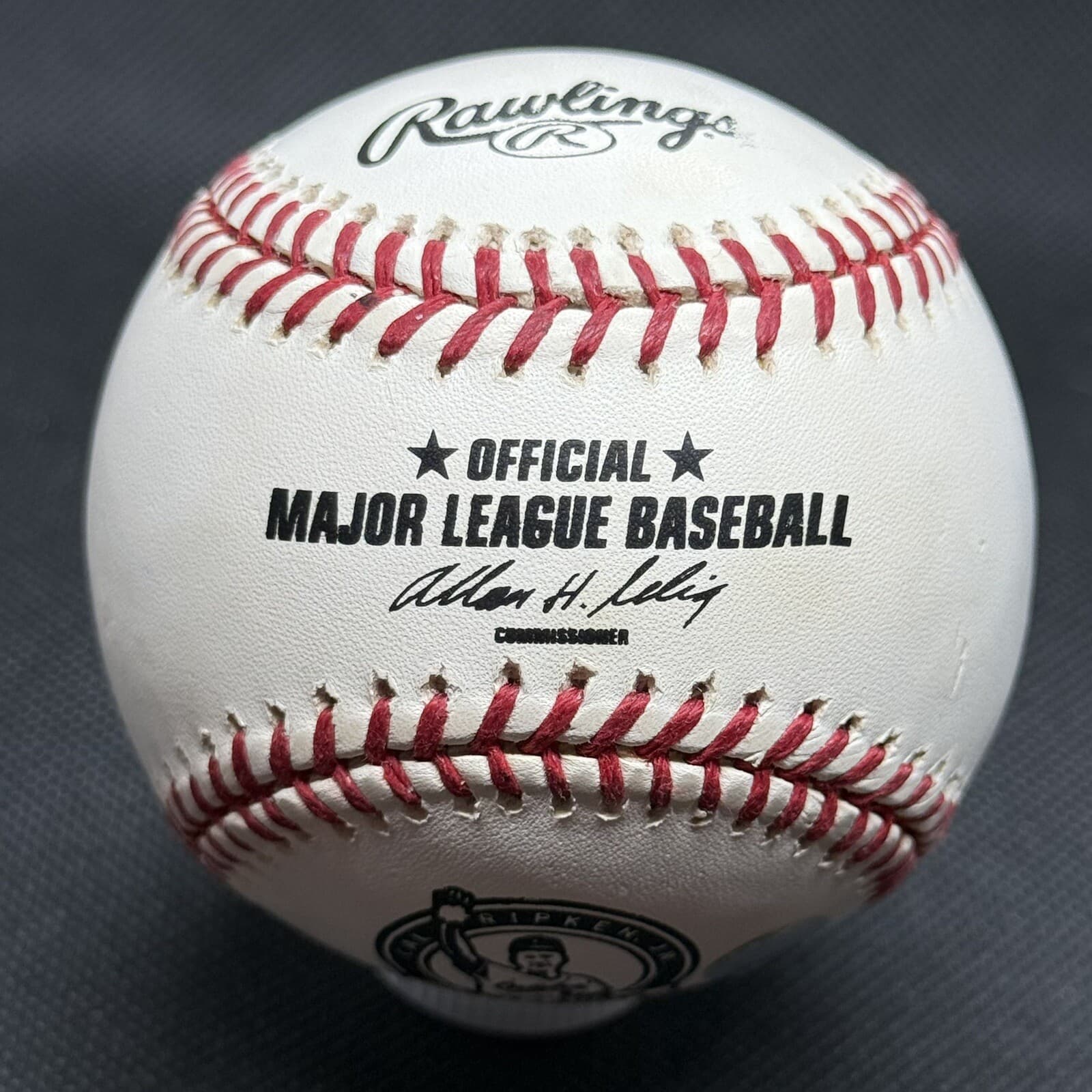 Cal Ripken Jr Signed Retirement Logo Baseball MLB COA HOF Orioles - image 3