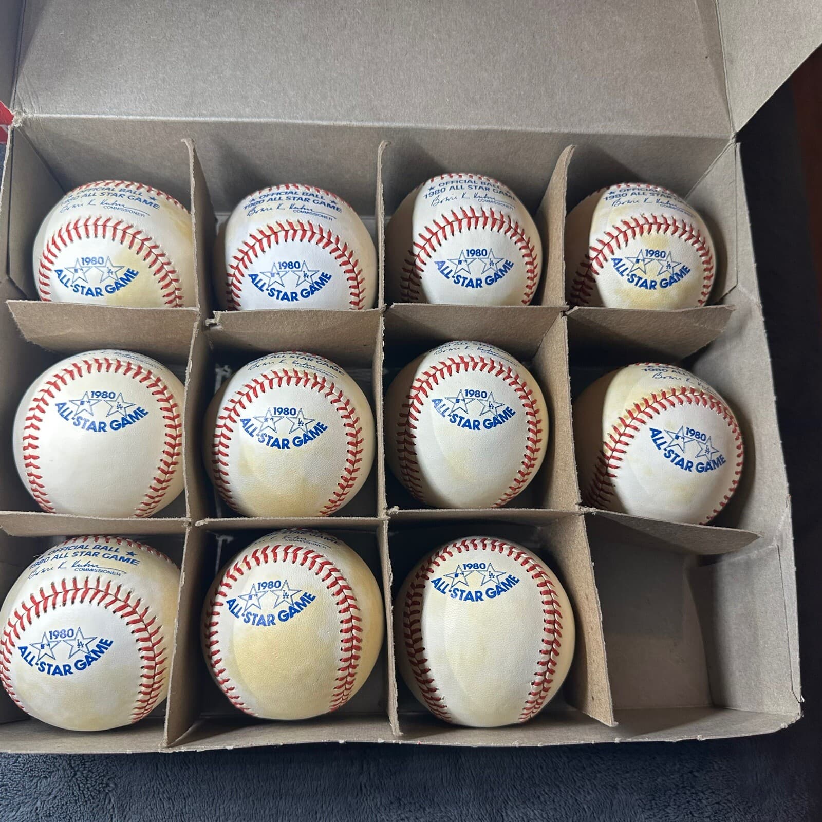 1980 All Star Game Rawlings Official Logo Baseball Commemorative !!ORIGINAL!! - image 4