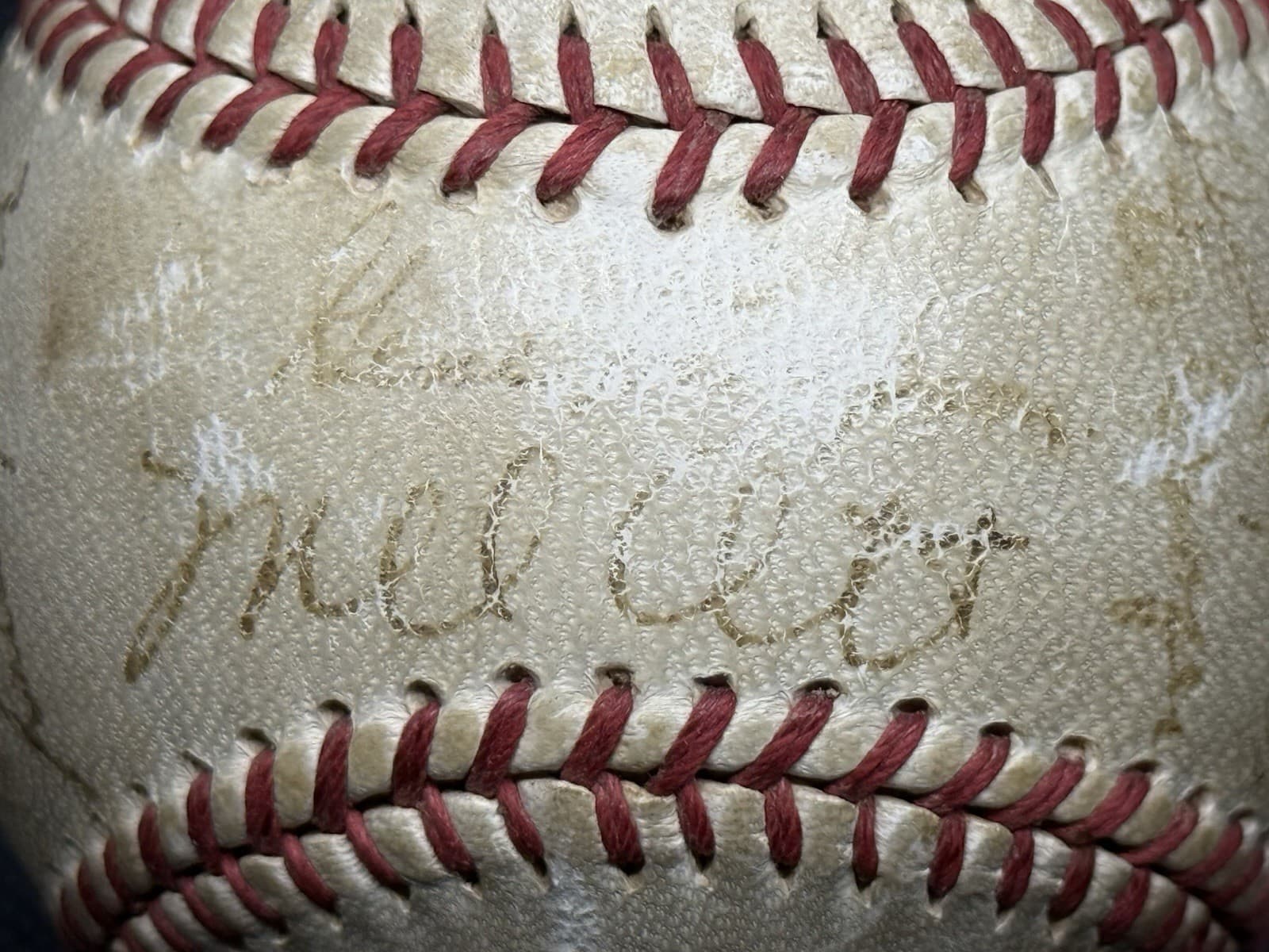 Mel Ott 1946 New York Giants Signed Baseball HOF 27 Autos HOF Sweetspot! JSA LOA - image 2