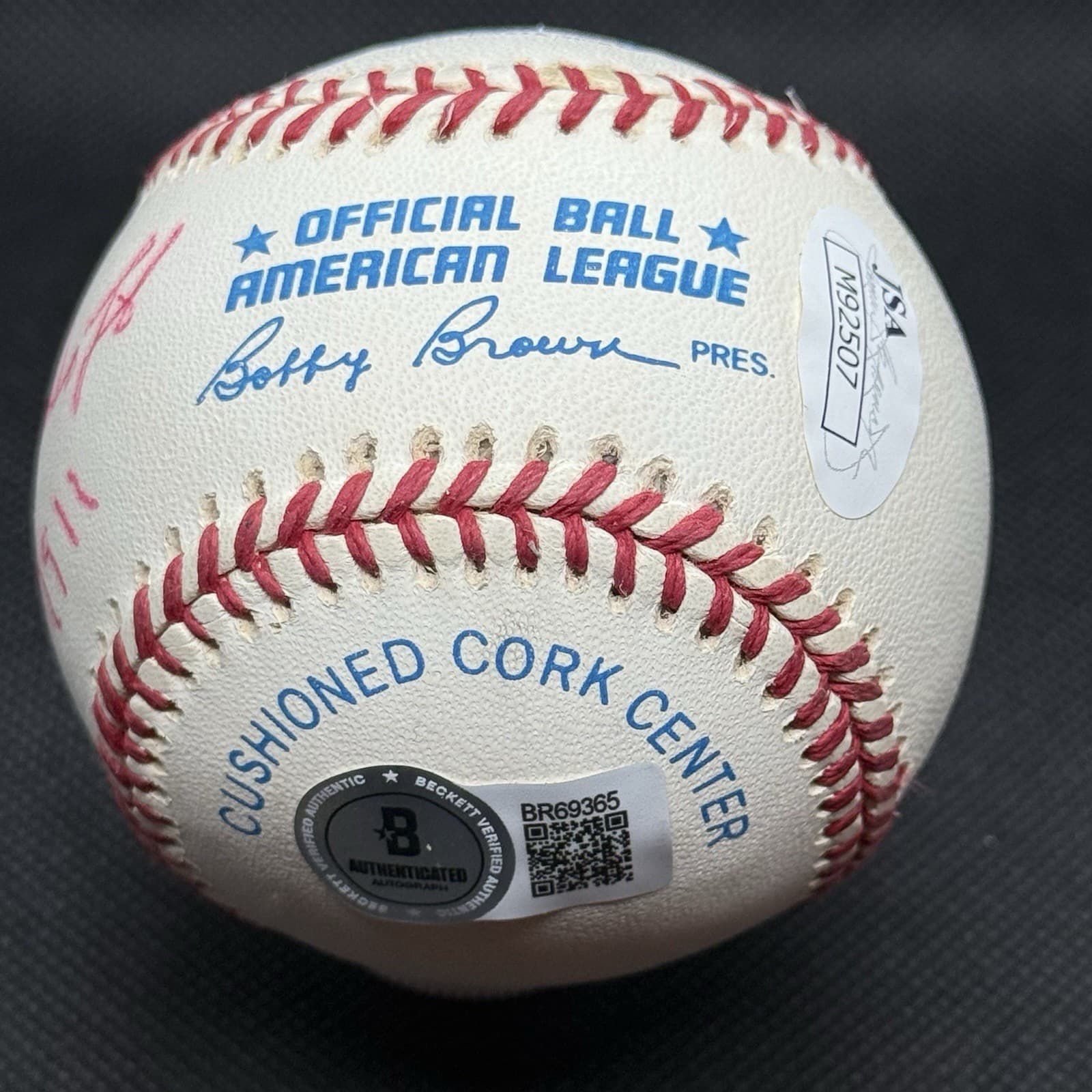 Chester Red Hoff 1911 New York Yankees Signed Baseball JSA COA Dead Ball Era - image 2